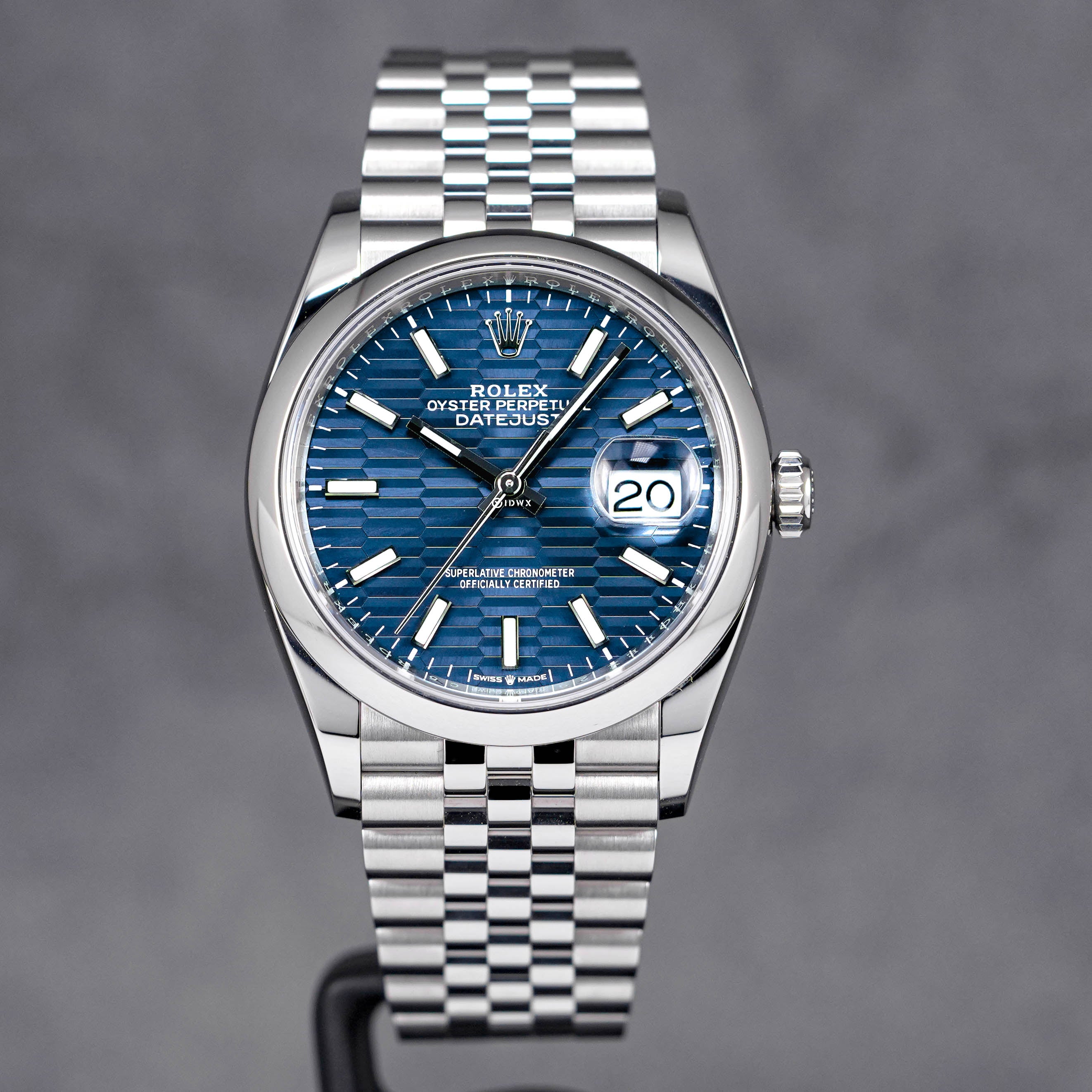 DATEJUST 36MM BLUE FLUTED DIAL (2021)