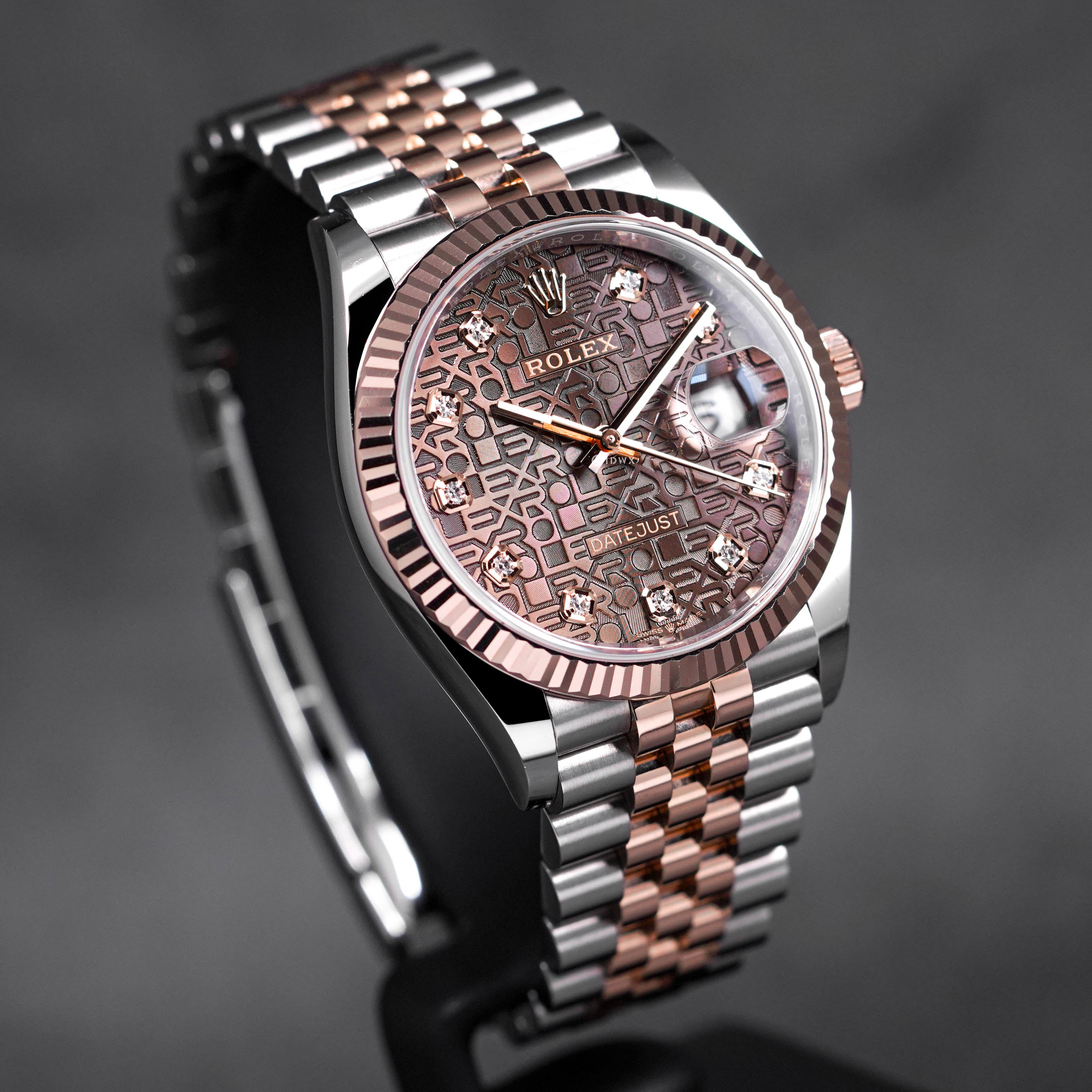 DATEJUST 36MM COMPUTERIZED CHOCO DIAMOND DIAL (2019)