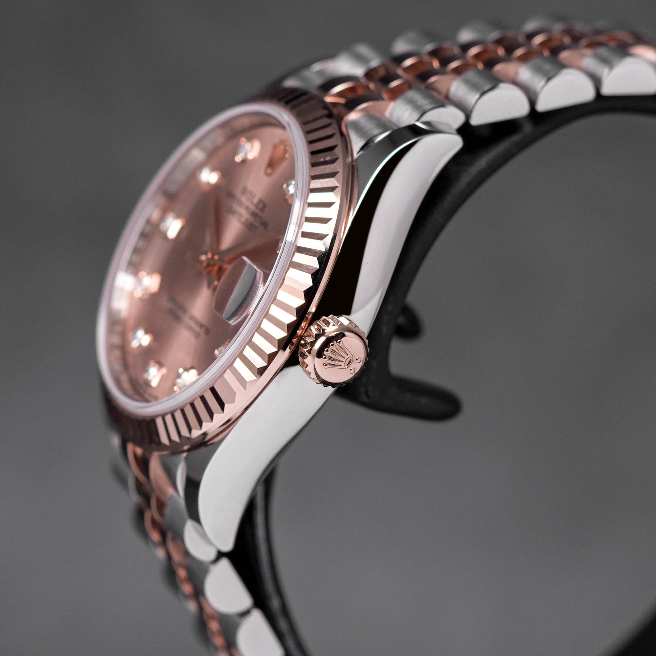 DATEJUST 31MM TWOTONE ROSEGOLD PINK DIAMOND DIAL (2023)