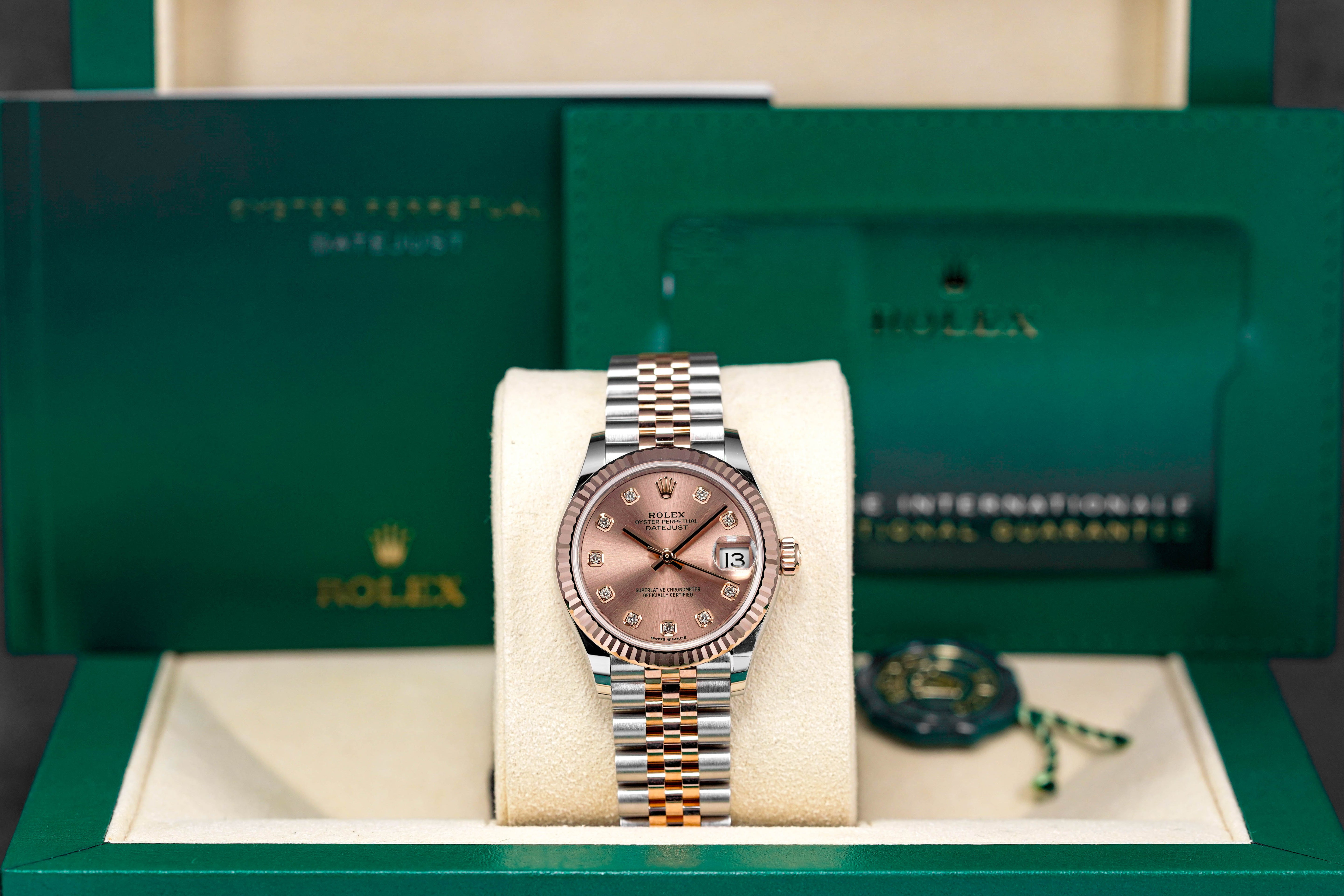 Datejust 31 Salmon Diamond Indonesia