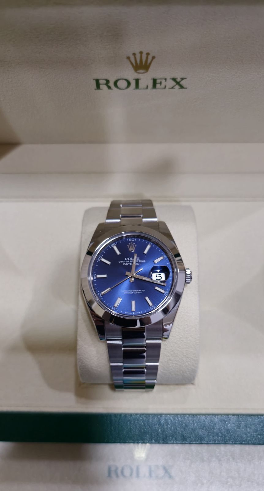 DATEJUST 41MM BLUE DIAL (2021)