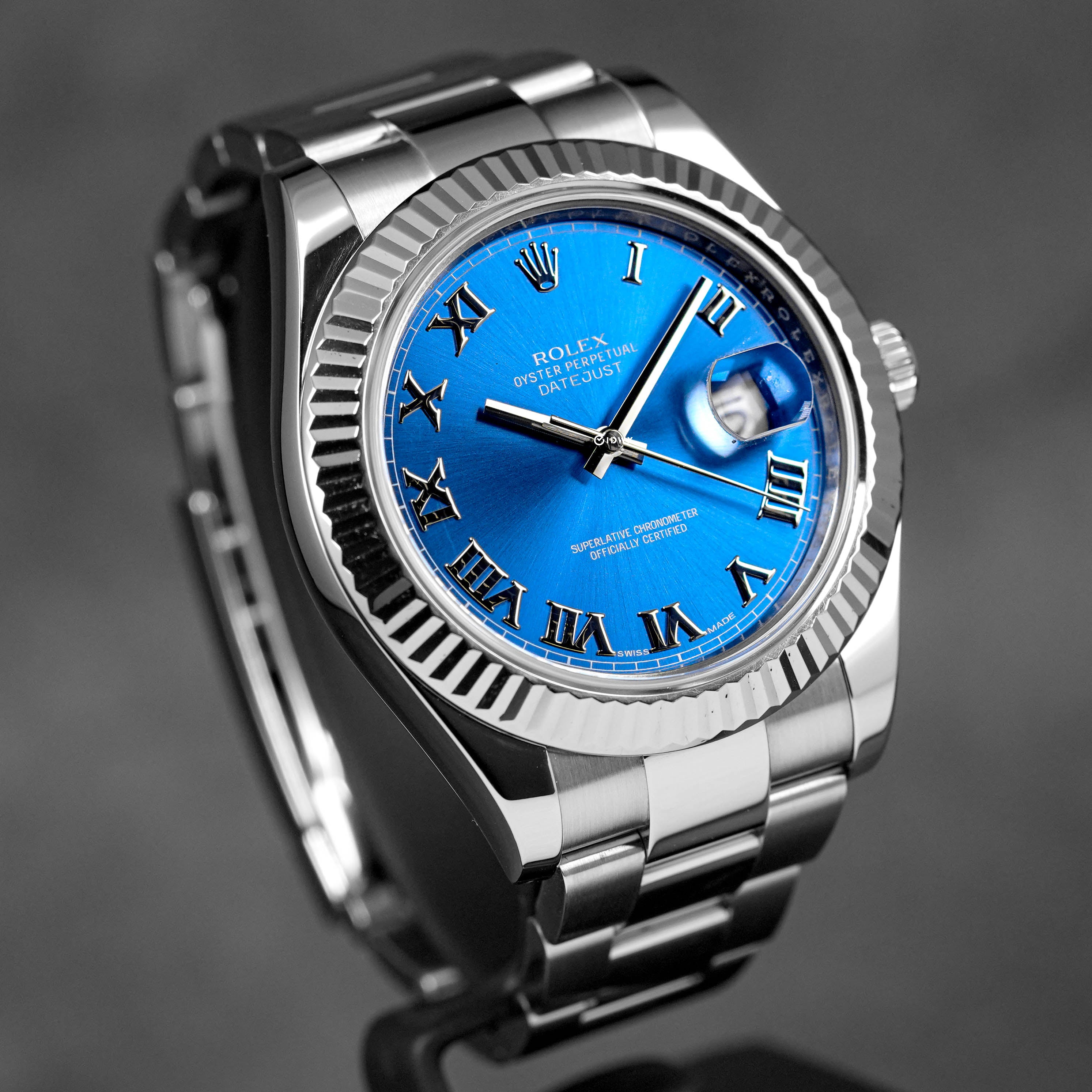 Datejust Blue Azzurro