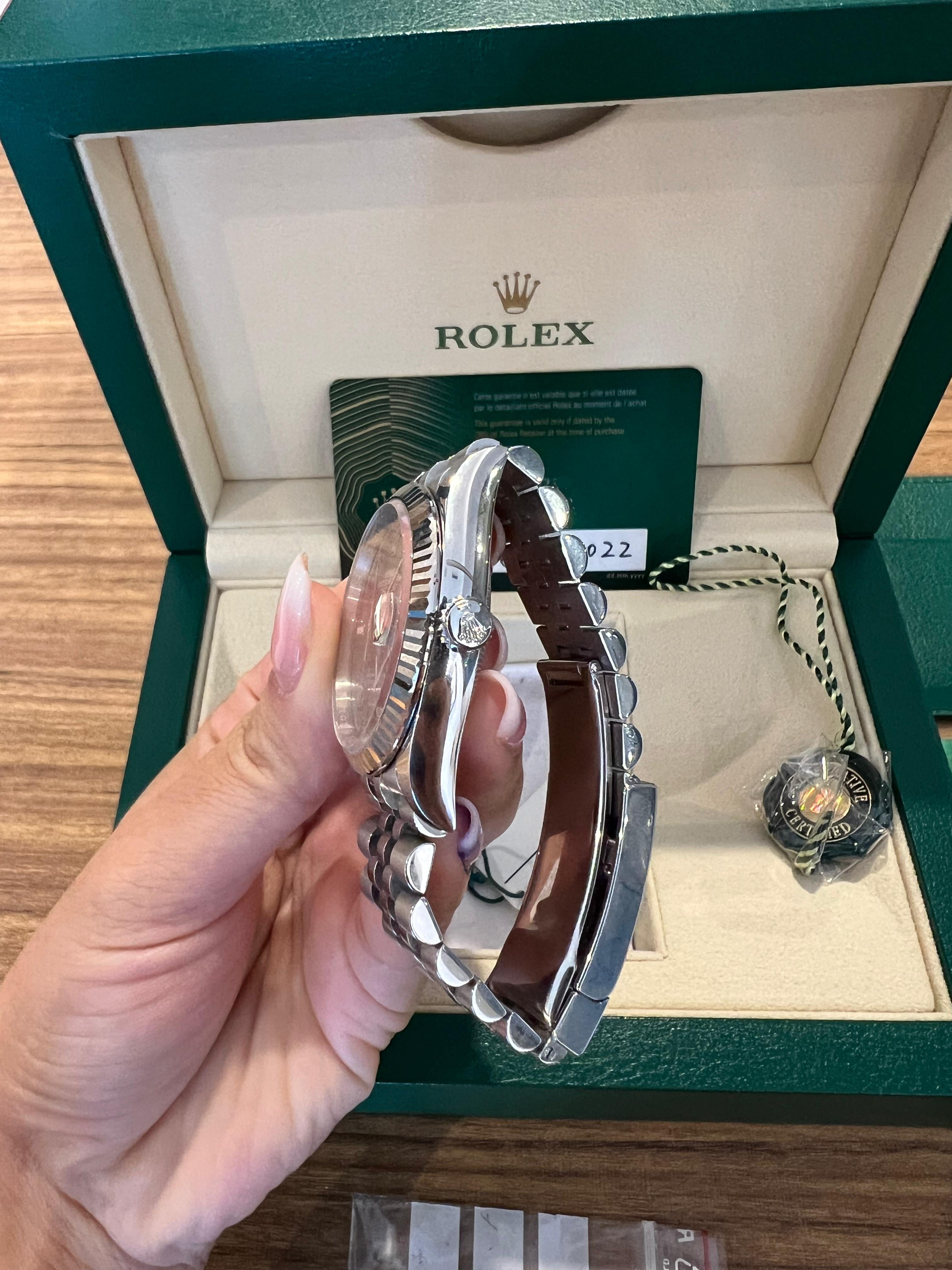 DATEJUST 36MM 'WIMBLEDON' DIAL FLUTED JUBILEE (2022)