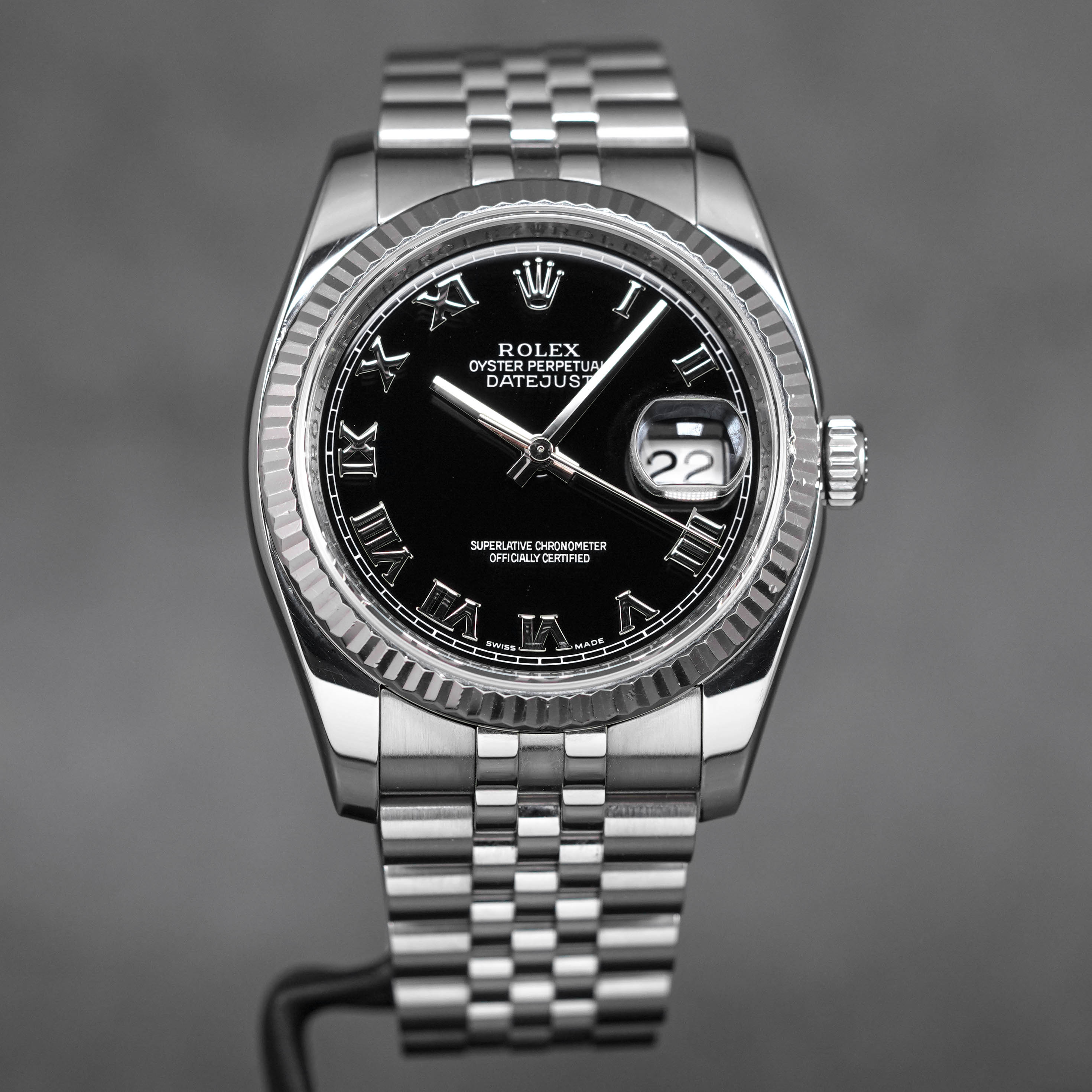 Datejust Black Roman