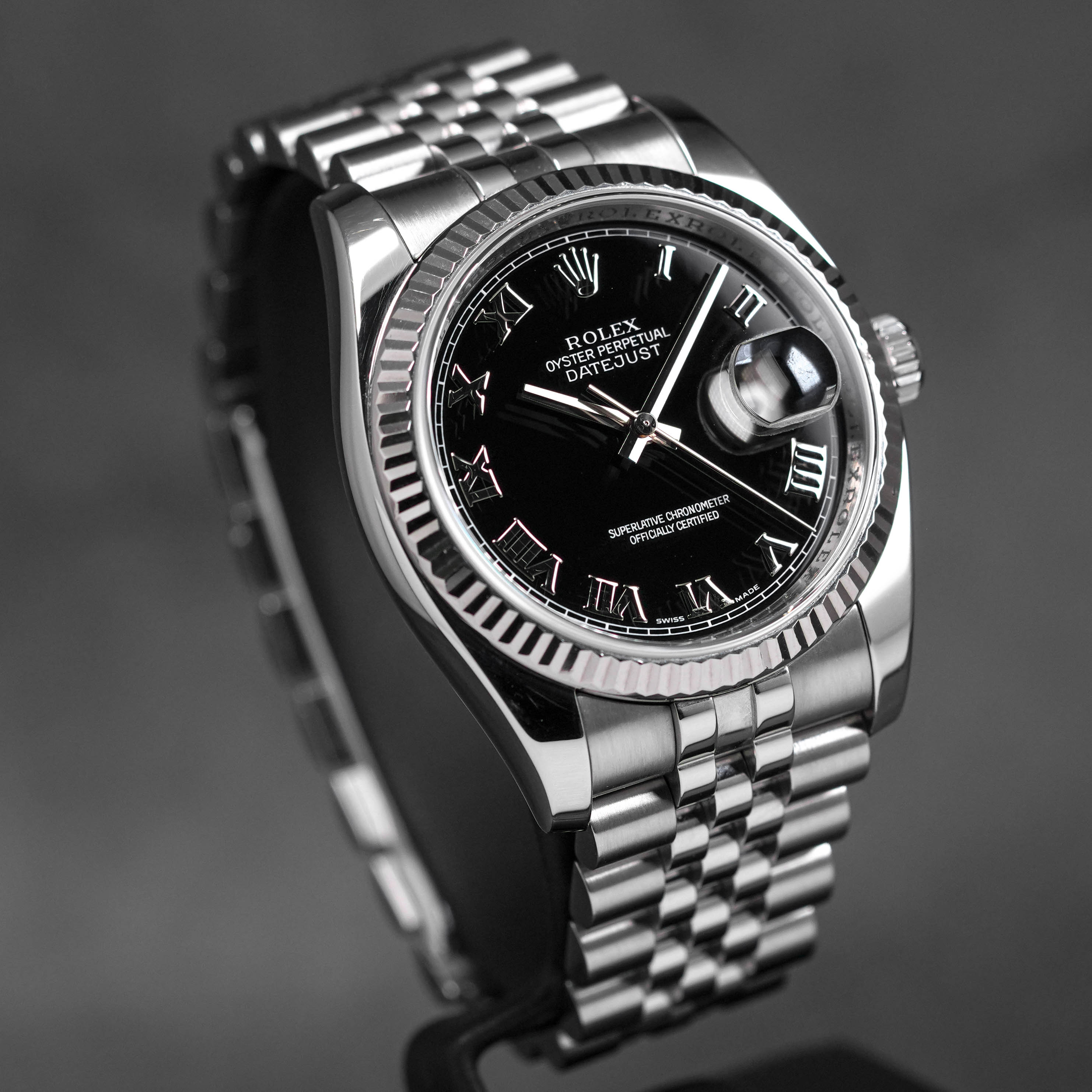 Datejust Black Roman