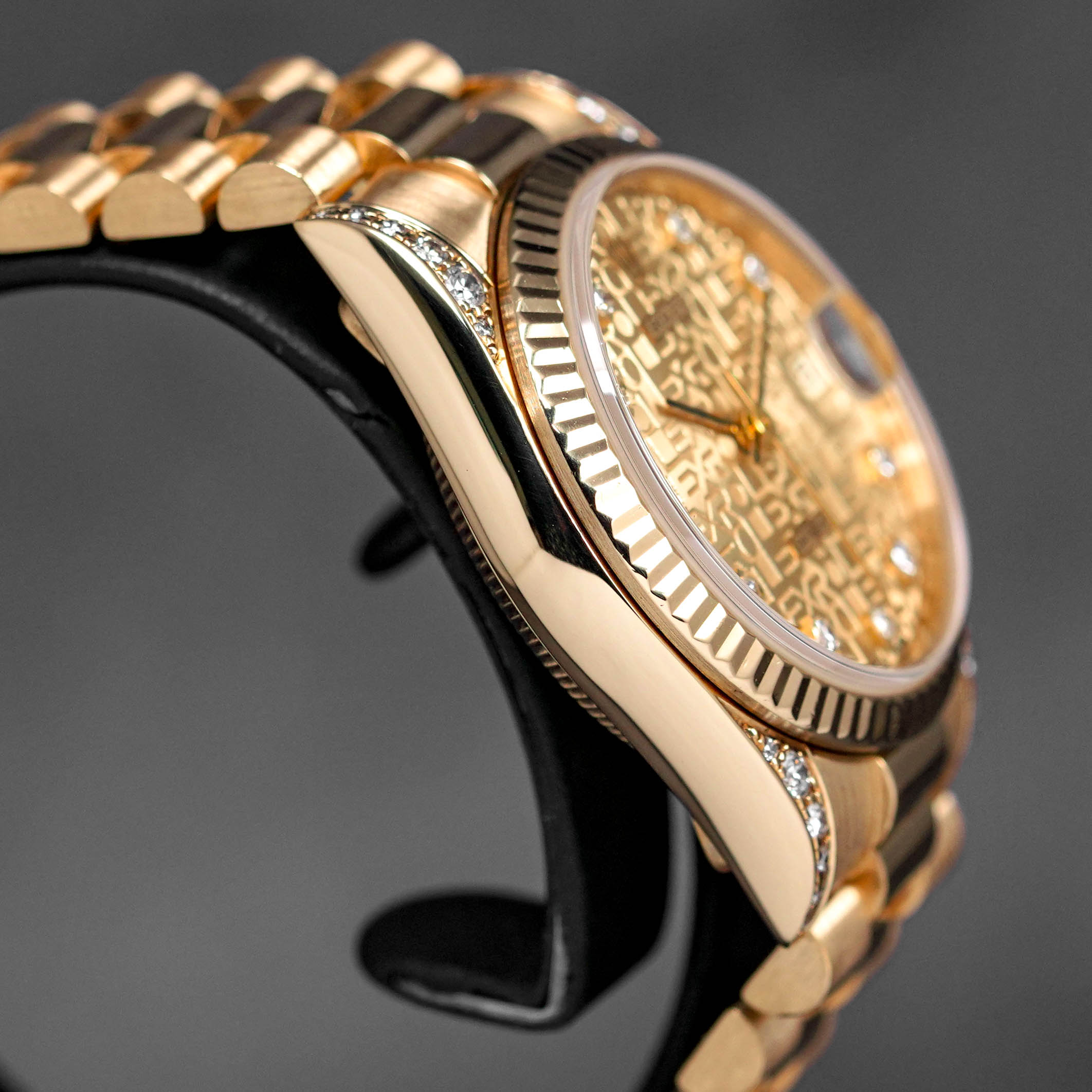 DATEJUST 31MM YELLOWGOLD COMPUTERIZED CHAMPAGNE DIAMOND DIAL (WATCH ONLY)