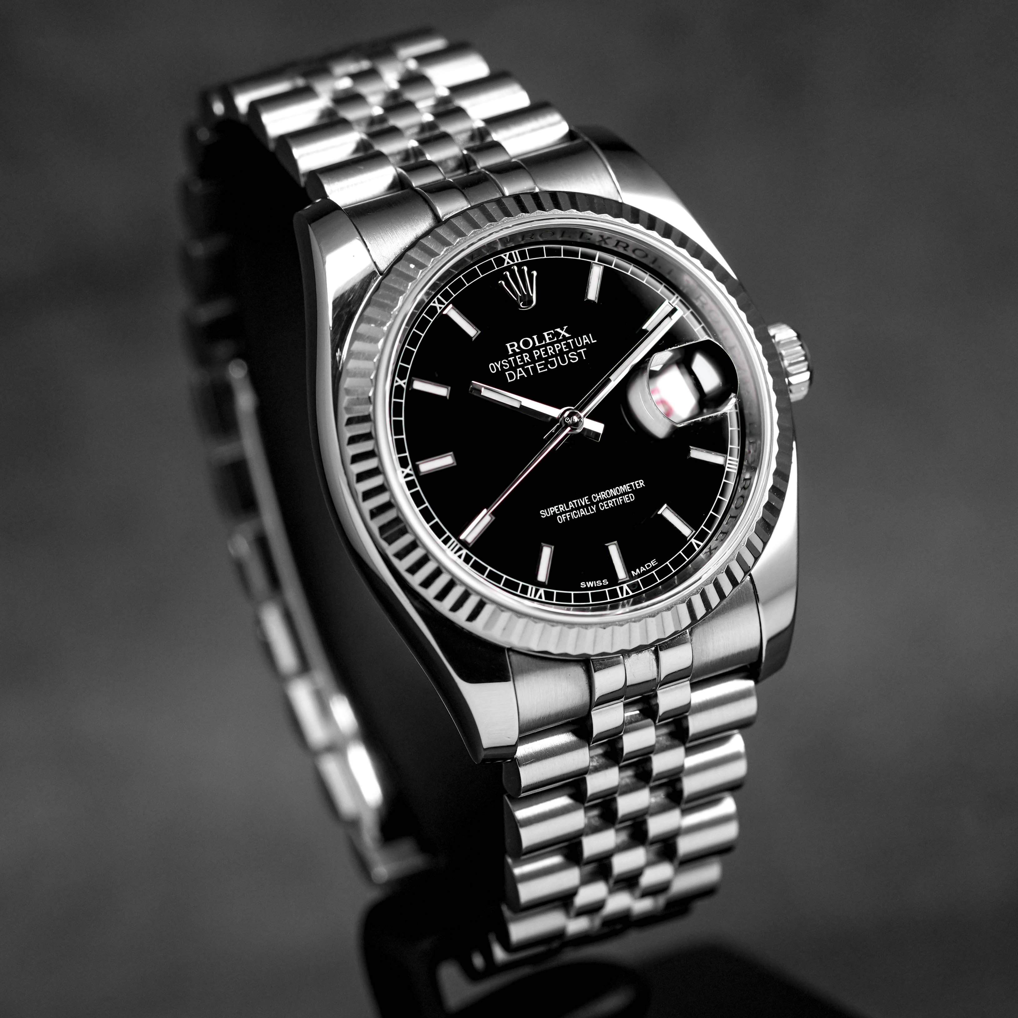 Datejust 36 Black Roullete Date Wheel