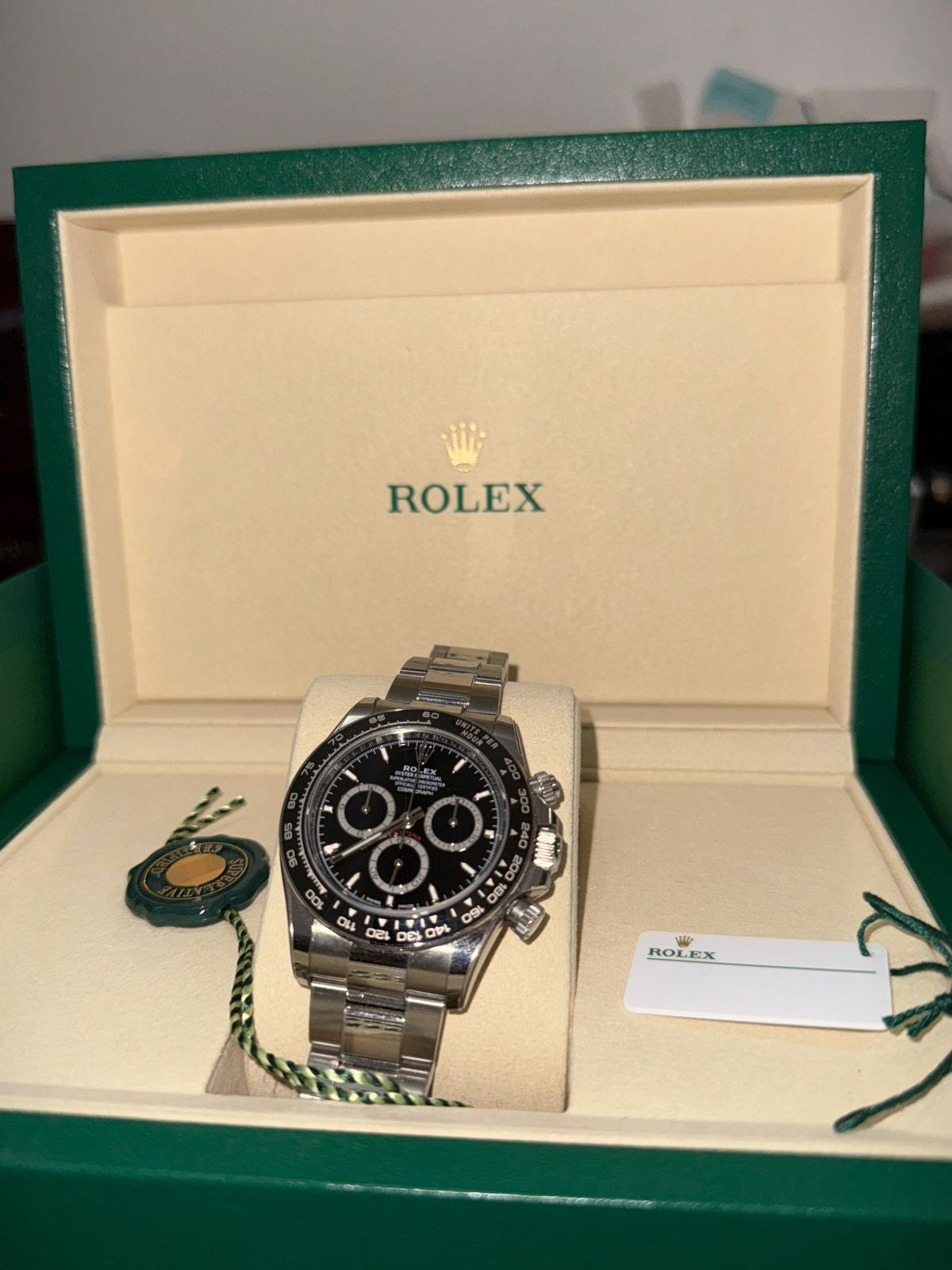 DAYTONA BLACK DIAL CERAMIC RING BEZEL (2025)