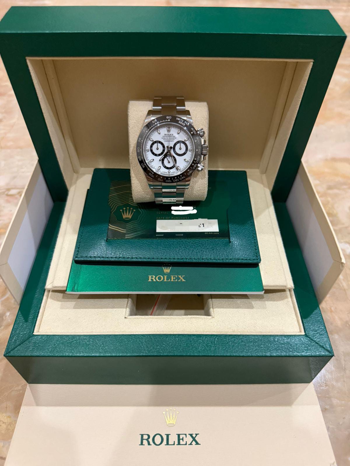 DAYTONA WHITE PANDA DIAL CERAMIC BEZEL (2021)