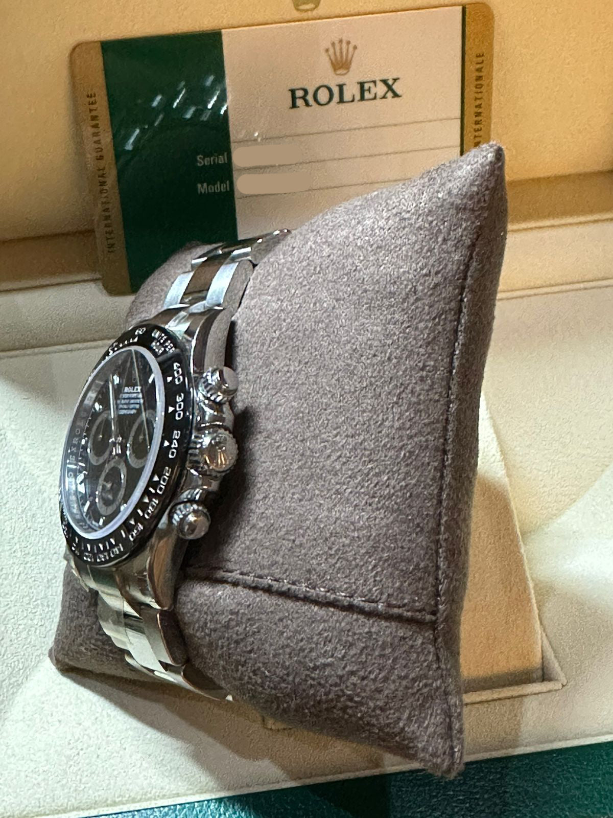 DAYTONA STEEL CERAMIC BEZEL BLACK DIAL (2018)