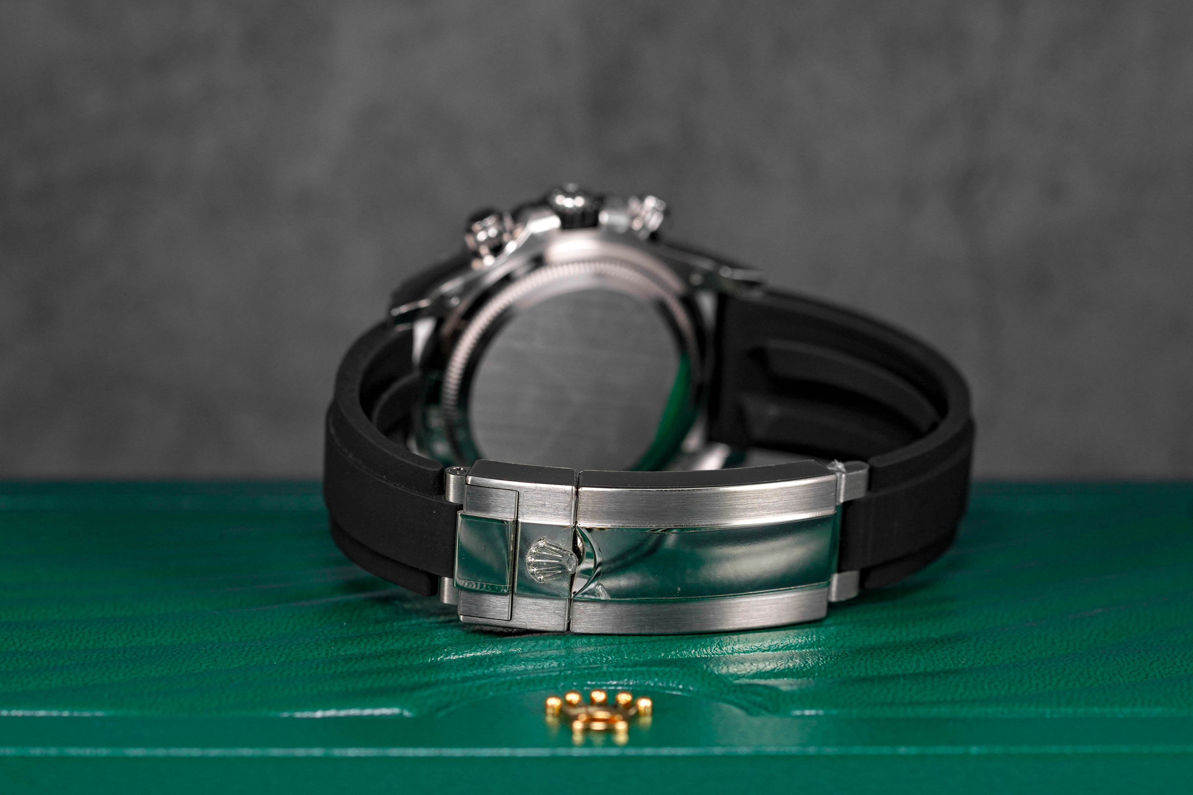 DAYTONA OYSTERFLEX WHITEGOLD BLACK DIAL RING BEZEL (2023)