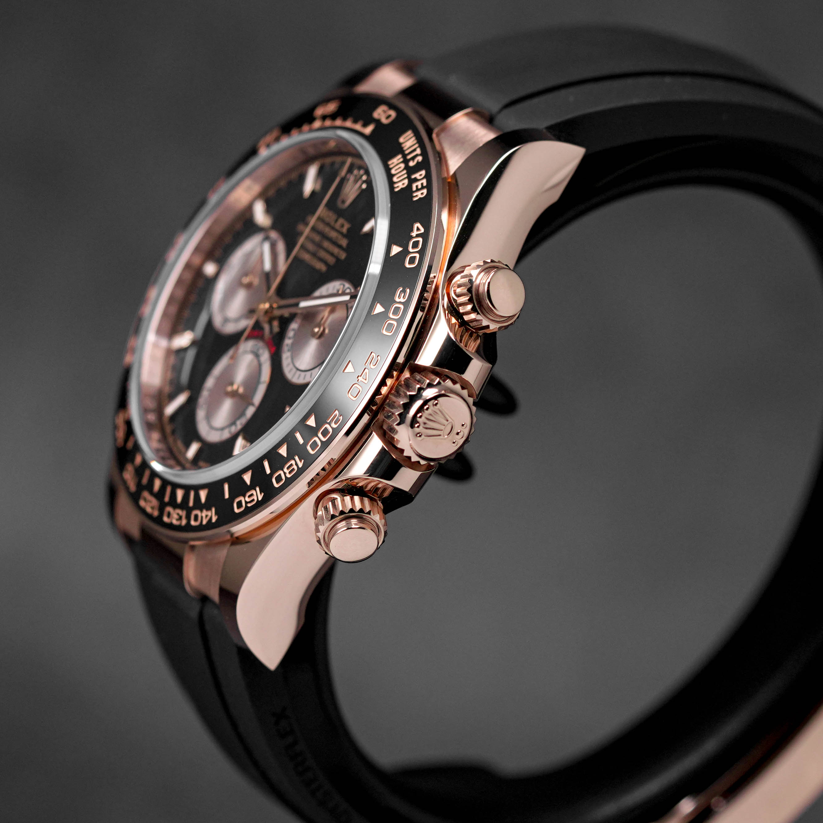 DAYTONA OYSTERFLEX ROSEGOLD BLACK DIAL RING BEZEL (2023)