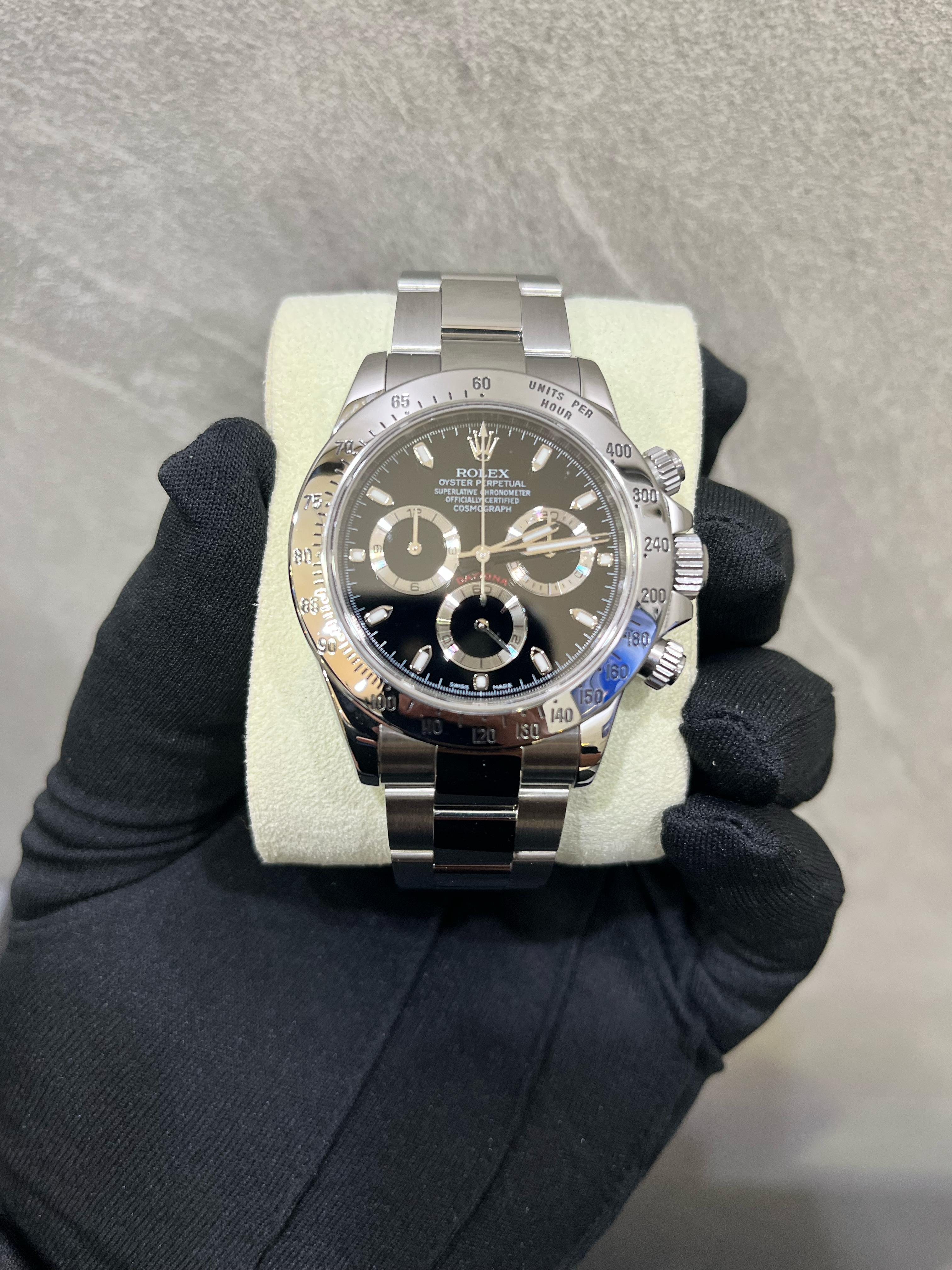 DAYTONA STEEL BLACK DIAL (2010)