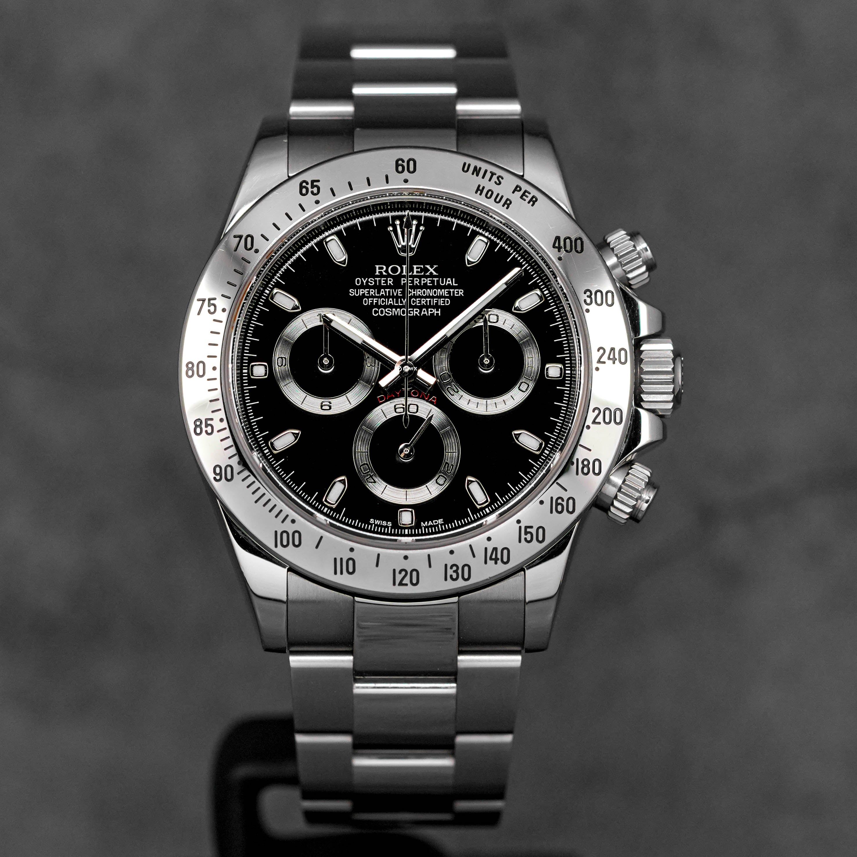 DAYTONA STEEL BLACK 'APH' DIAL (2011)