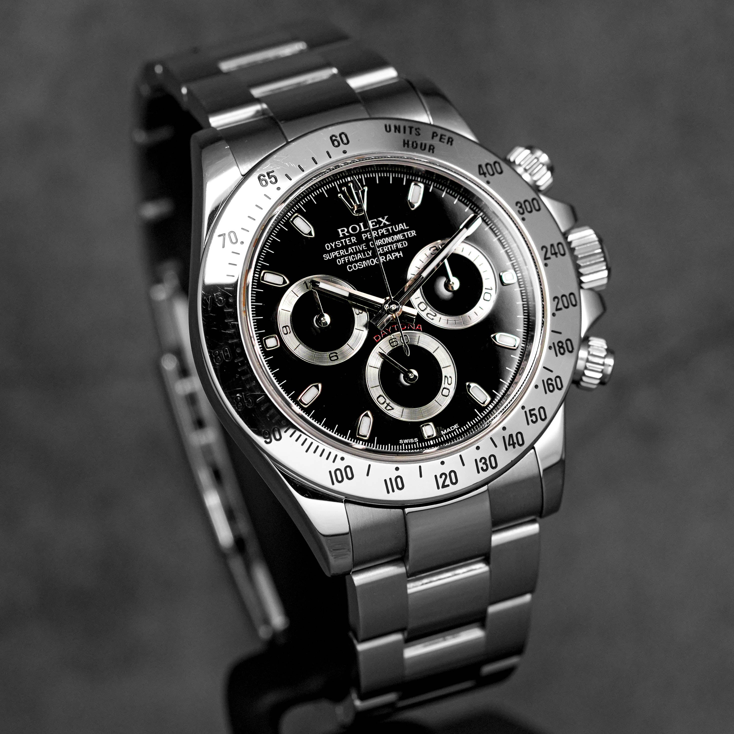 DAYTONA STEEL BLACK 'APH' DIAL (2011)