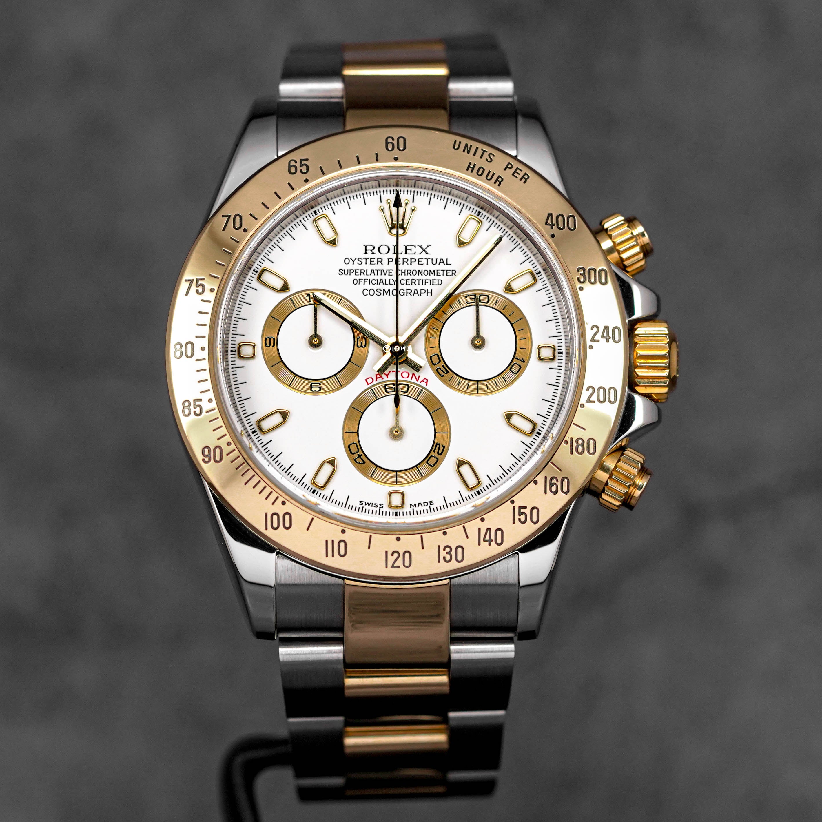 DAYTONA TWOTONE YELLOWGOLD WHITE DIAL 'K-SERIES' (WATCH ONLY)