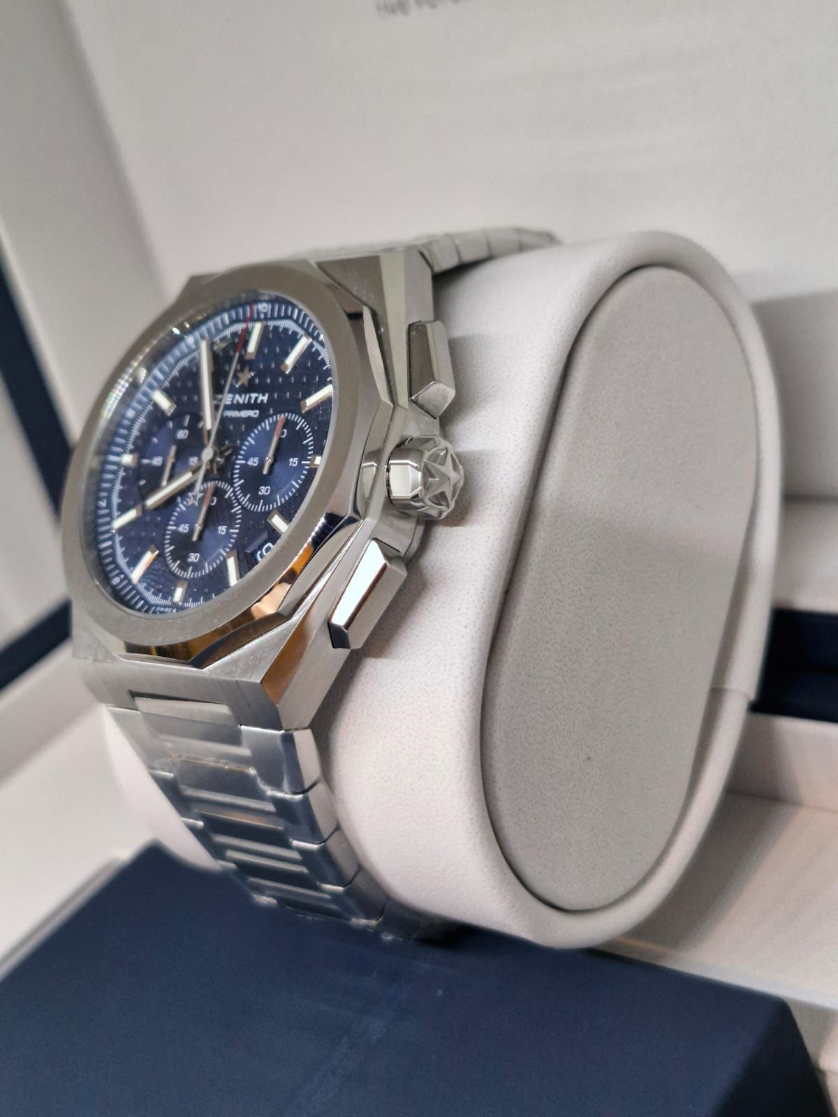 DEFY SKYLINE CHRONOGRAPH 42MM STEEL BLUE DIAL (2024)