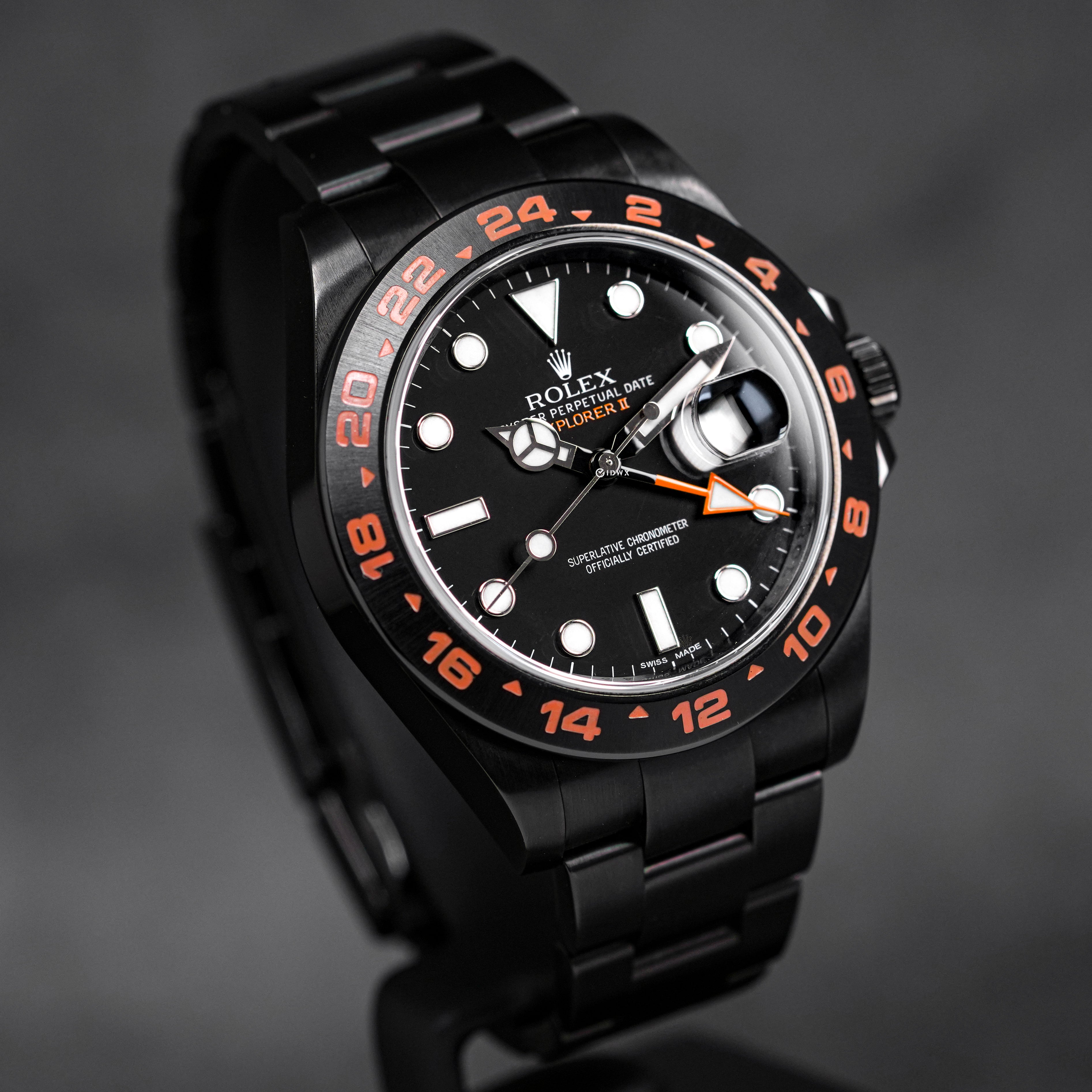 EXPLORER-II 42MM BLACK PVD DLC (2012)