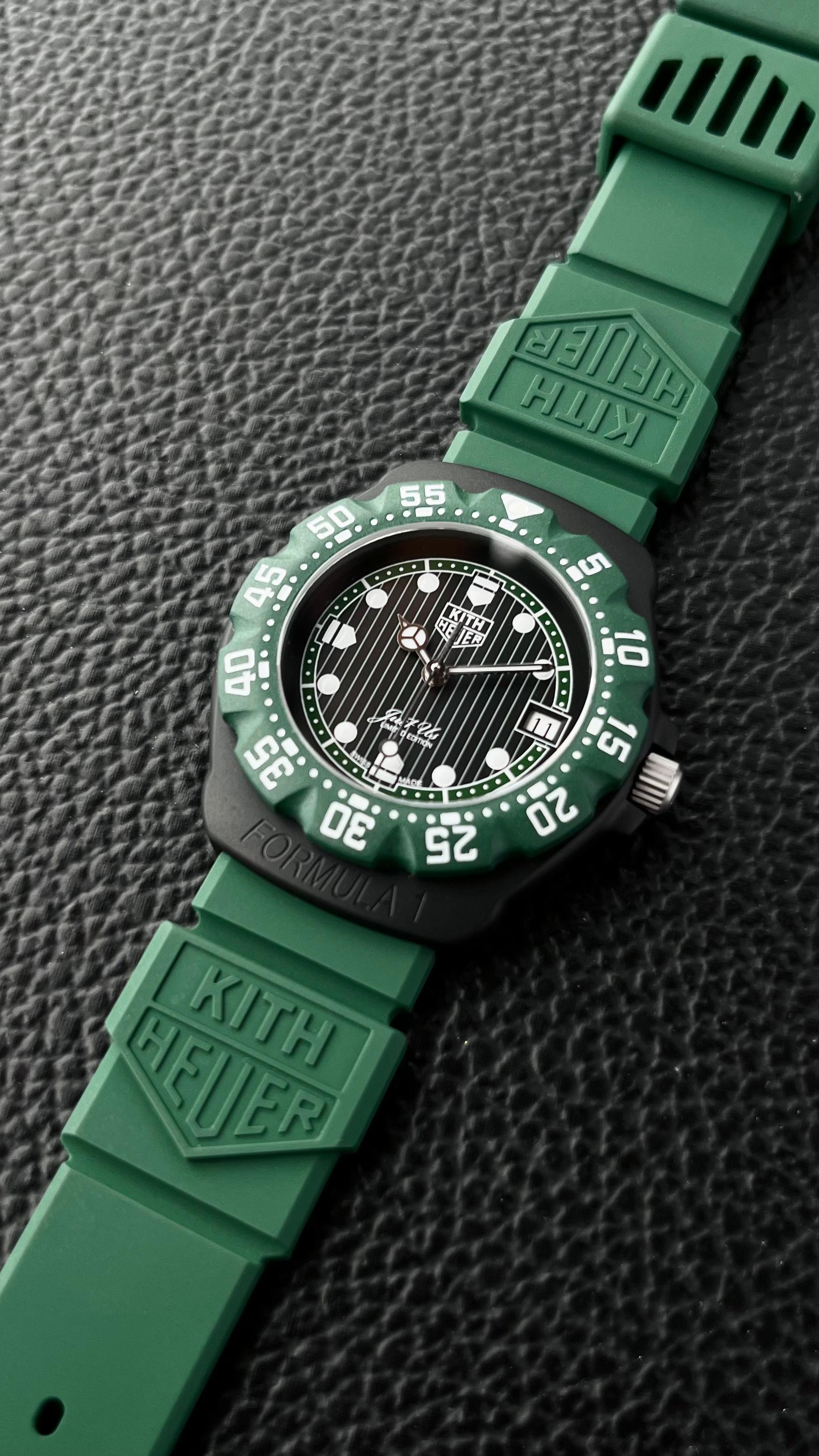 FORMULA 1 X KITH EXCLUSIVE GREEN DIAL LIMITED EDITION QUARTZ (2024)