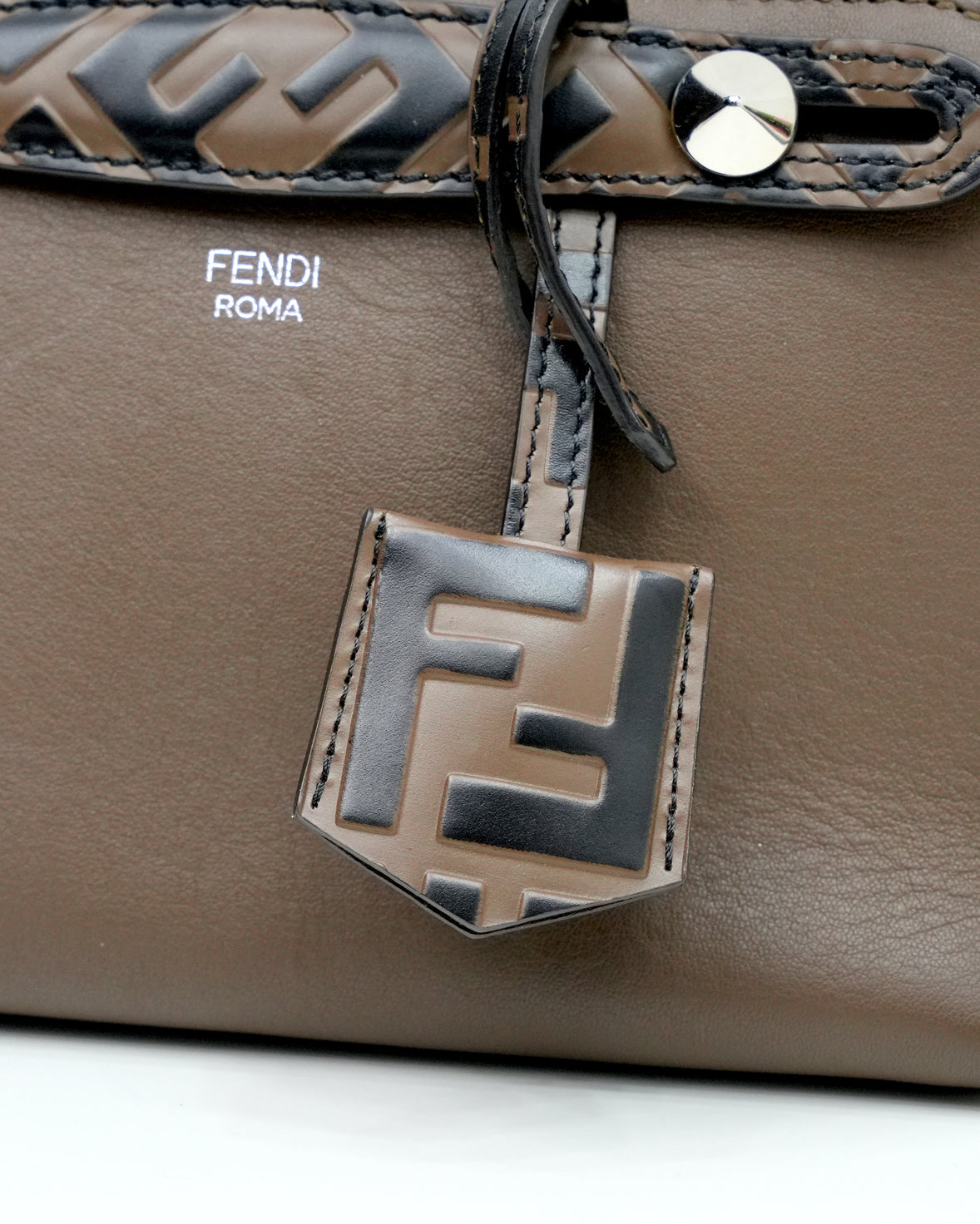 BROWN LEATHER SMALL BY THE WAY SHOULDER BAG