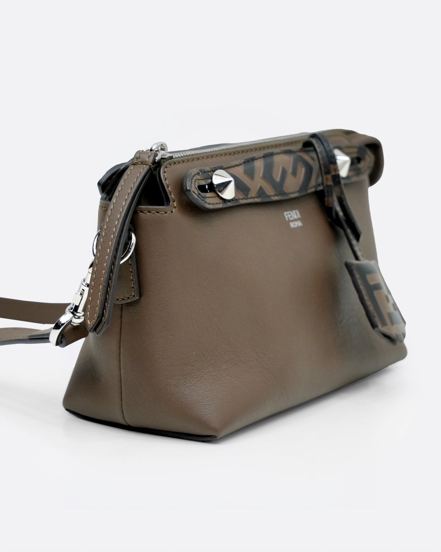 BROWN LEATHER SMALL BY THE WAY SHOULDER BAG