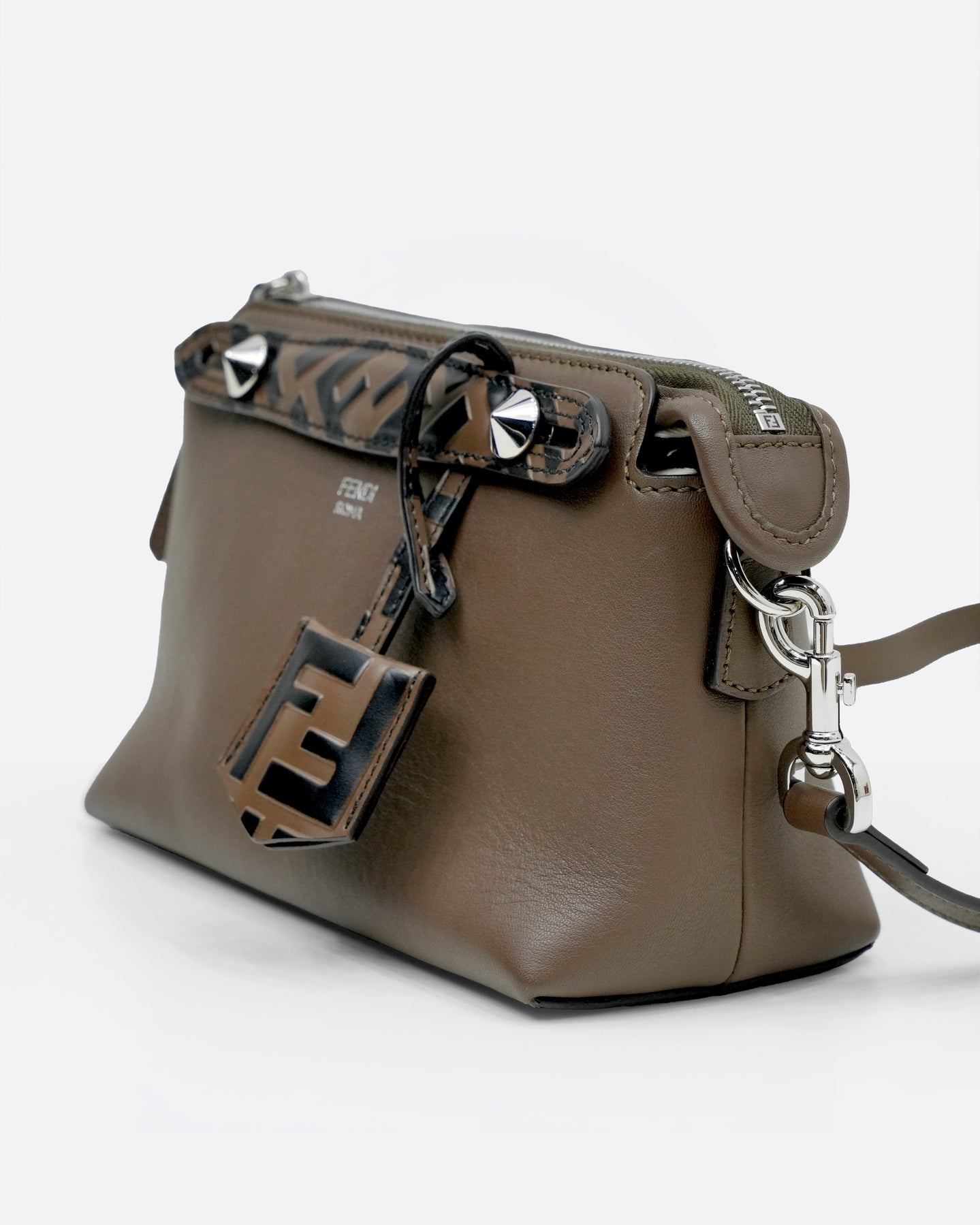 BROWN LEATHER SMALL BY THE WAY SHOULDER BAG