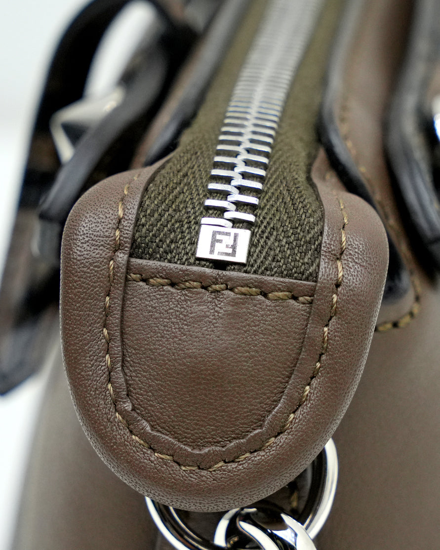 BROWN LEATHER SMALL BY THE WAY SHOULDER BAG