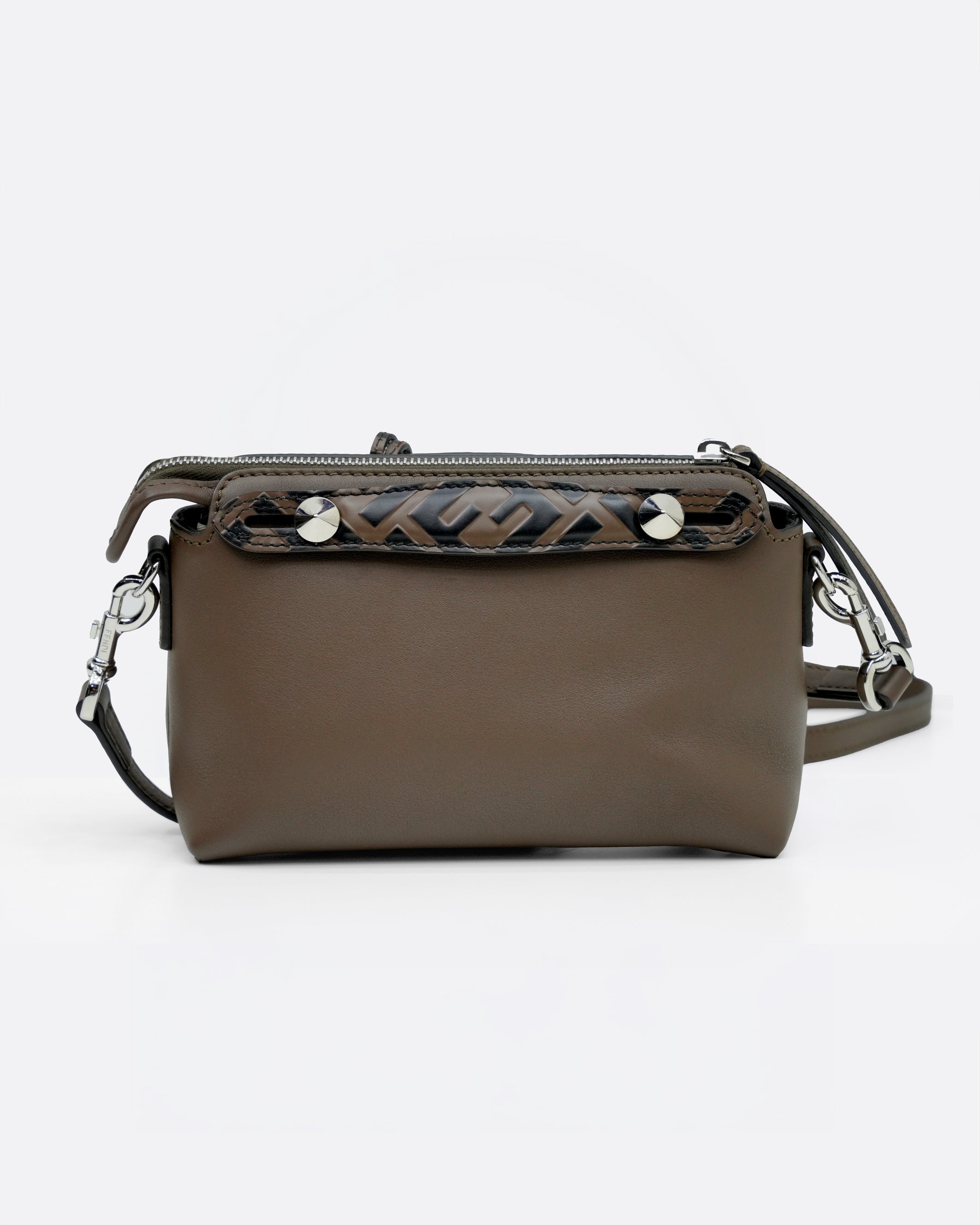 BROWN LEATHER SMALL BY THE WAY SHOULDER BAG