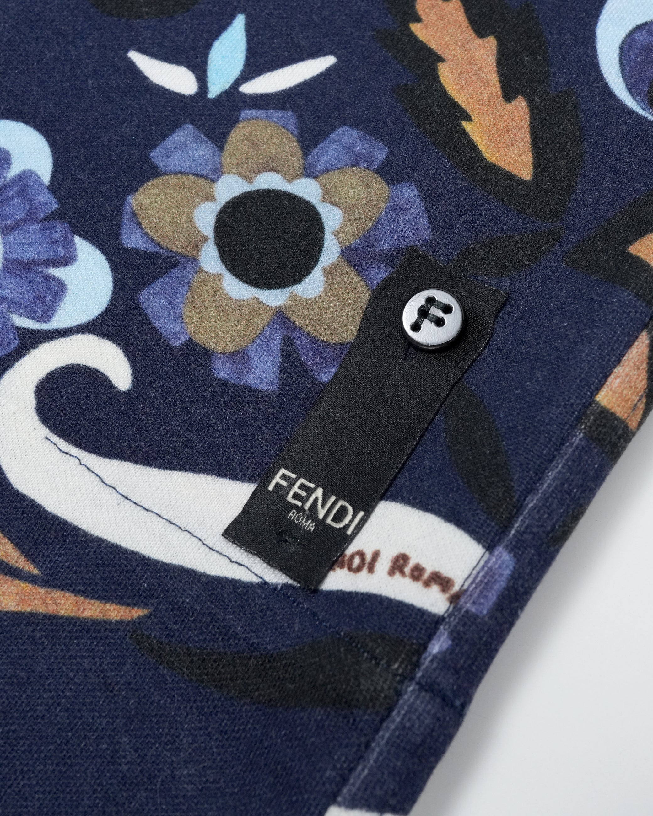 MEN'S MULTICOLOR FLORAL PRINTED COTTON T-SHIRT