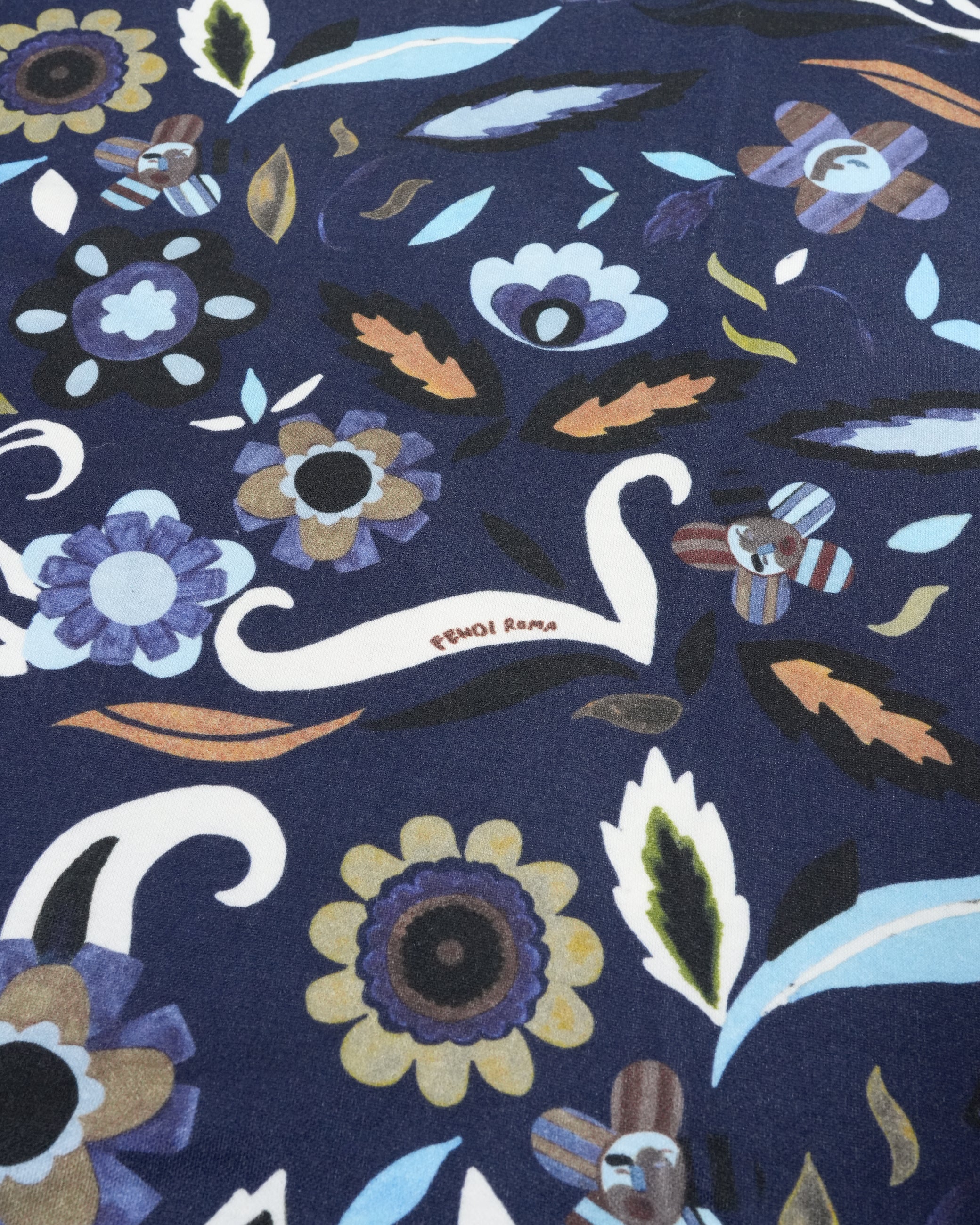 MEN'S MULTICOLOR FLORAL PRINTED COTTON T-SHIRT