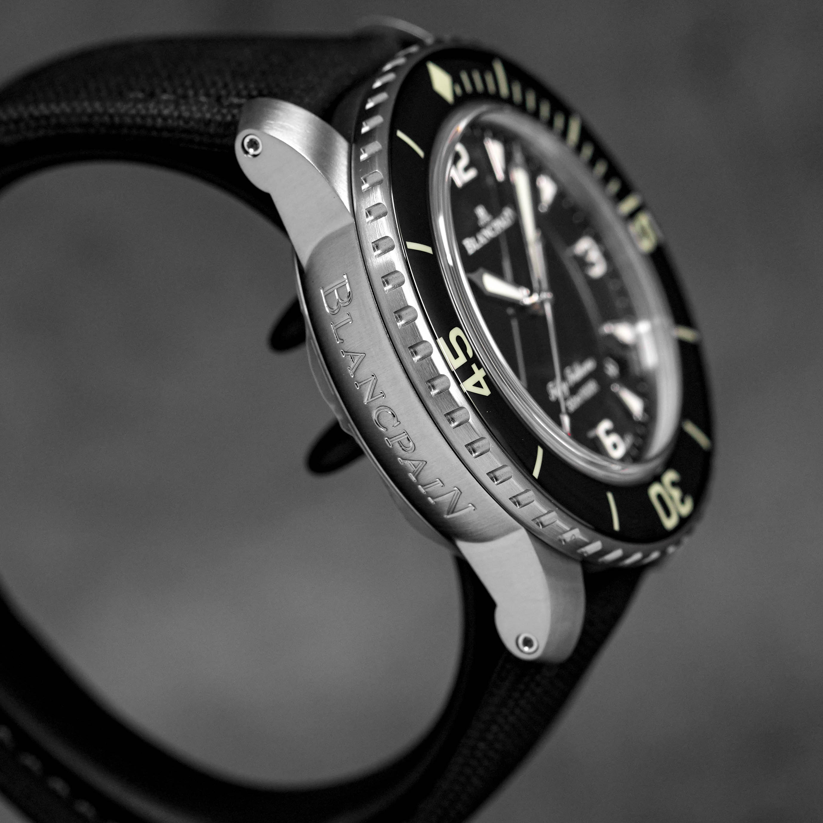 Harga Blancpain Fifty Fathoms Black Canvas Terbaru