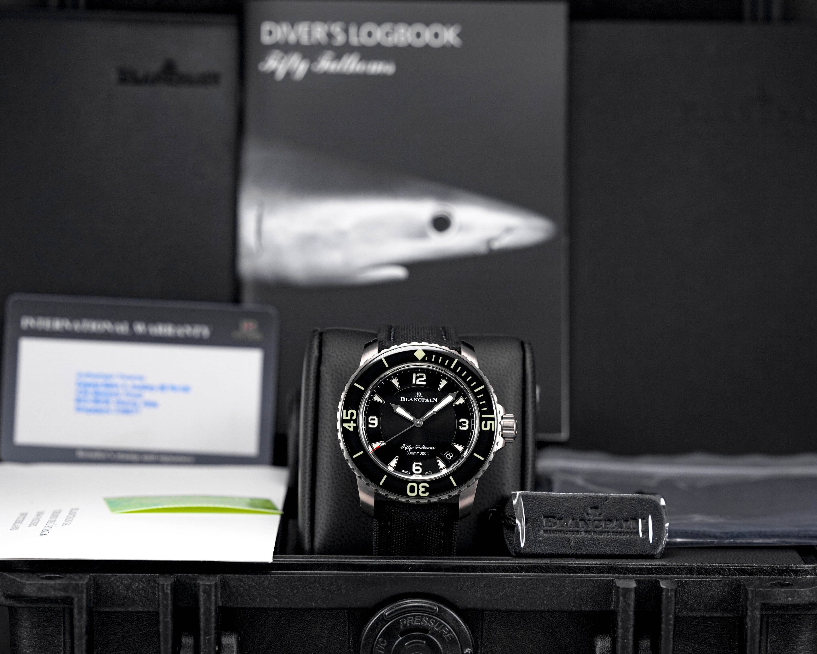 Harga Blancpain Fifty Fathoms Black Canvas Terbaru