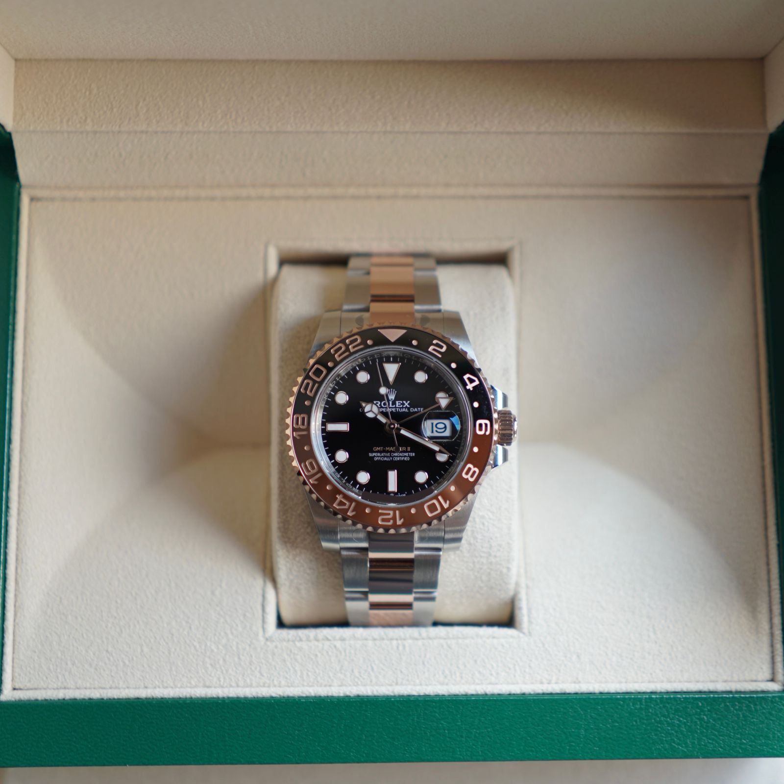 GMT MASTER-II TWOTONE ROSEGOLD 'ROOTBEER' (2023)