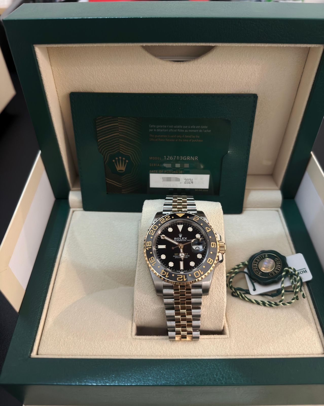 GMT MASTER-II YELLOWGOLD 'GUINNESS' JUBILEE (2024)