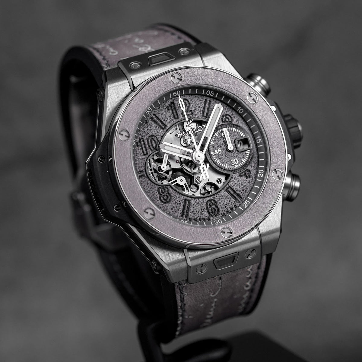 BIG BANG UNICO BERLUTI ALUMINIO 44MM GREY DIAL JAPAN LIMITED EDITION (2021)