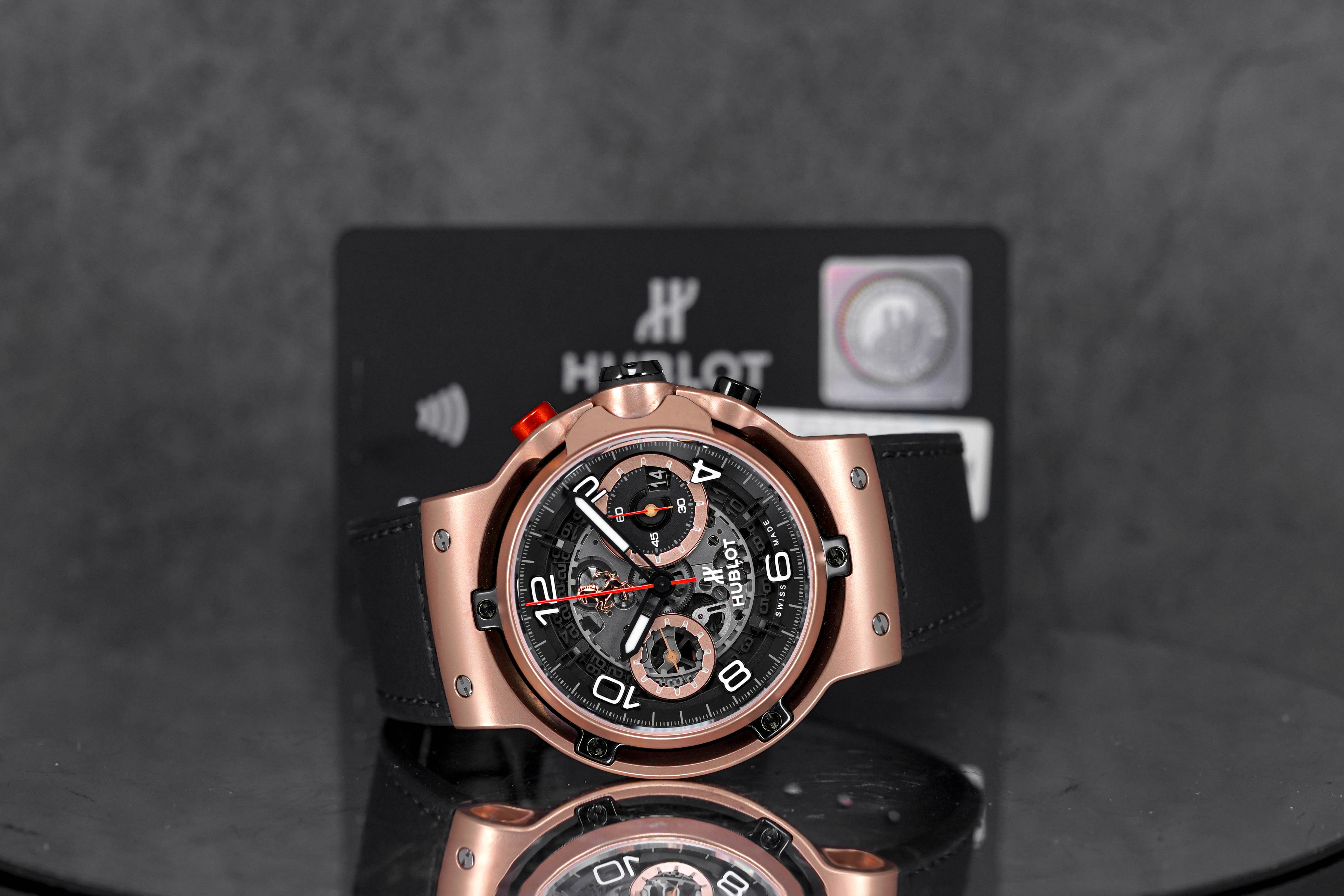 CLASSIC FUSION CHRONOGRAPH 45MM FERRARI GT KING GOLD SKELETON DIAL LIMITED EDITION (2021)