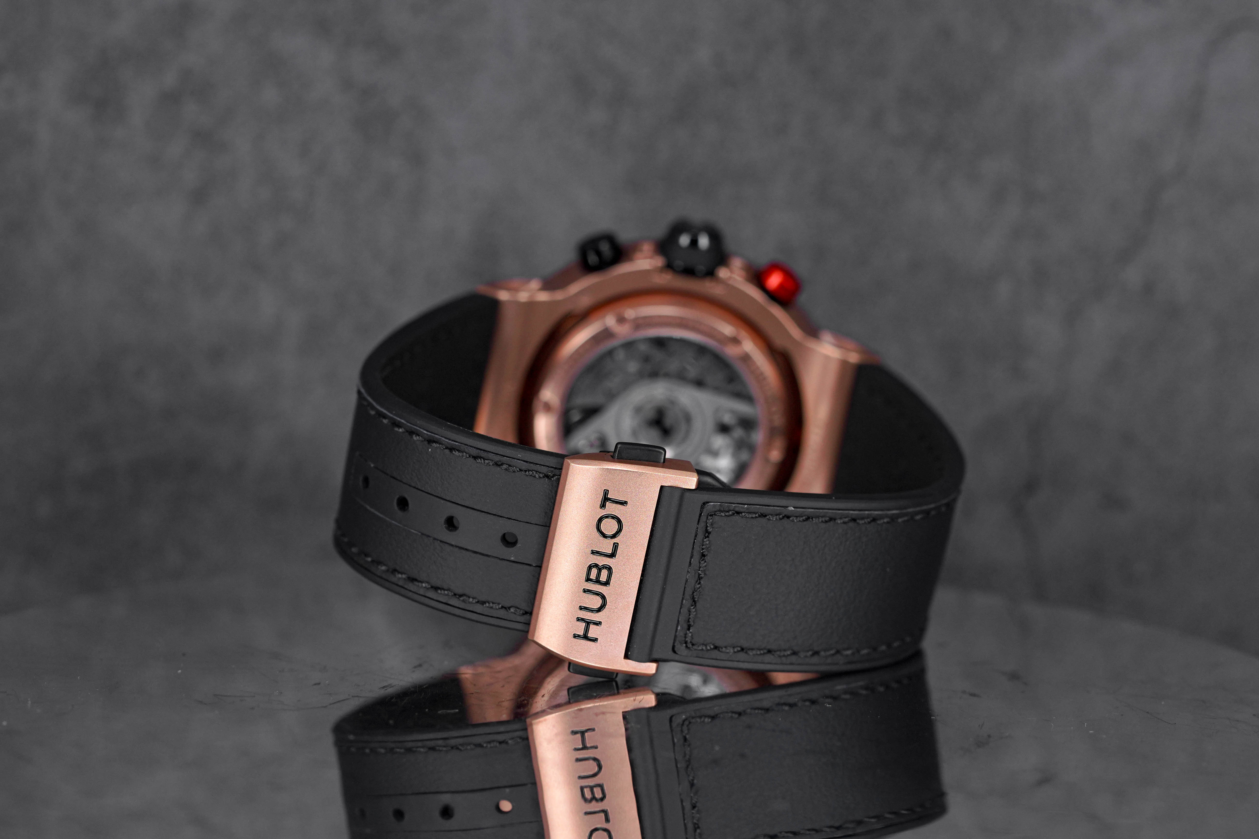 CLASSIC FUSION CHRONOGRAPH 45MM FERRARI GT KING GOLD SKELETON DIAL LIMITED EDITION (2021)