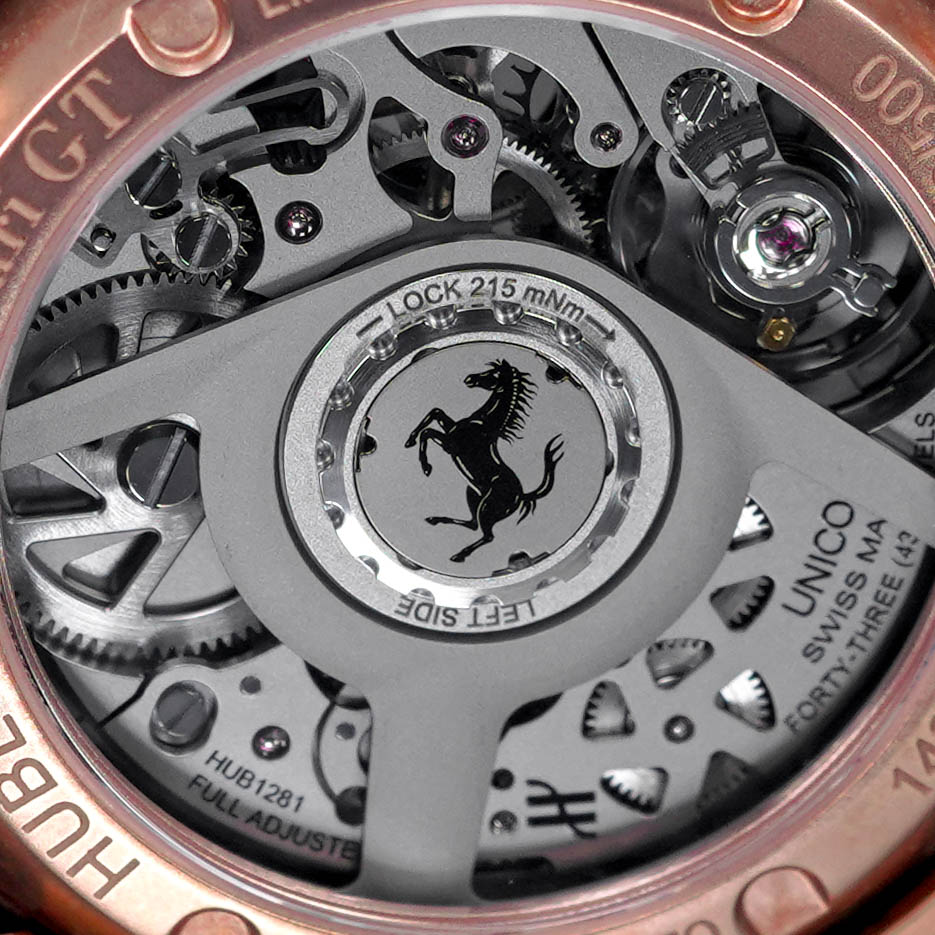 CLASSIC FUSION CHRONOGRAPH 45MM FERRARI GT KING GOLD SKELETON DIAL LIMITED EDITION (2021)