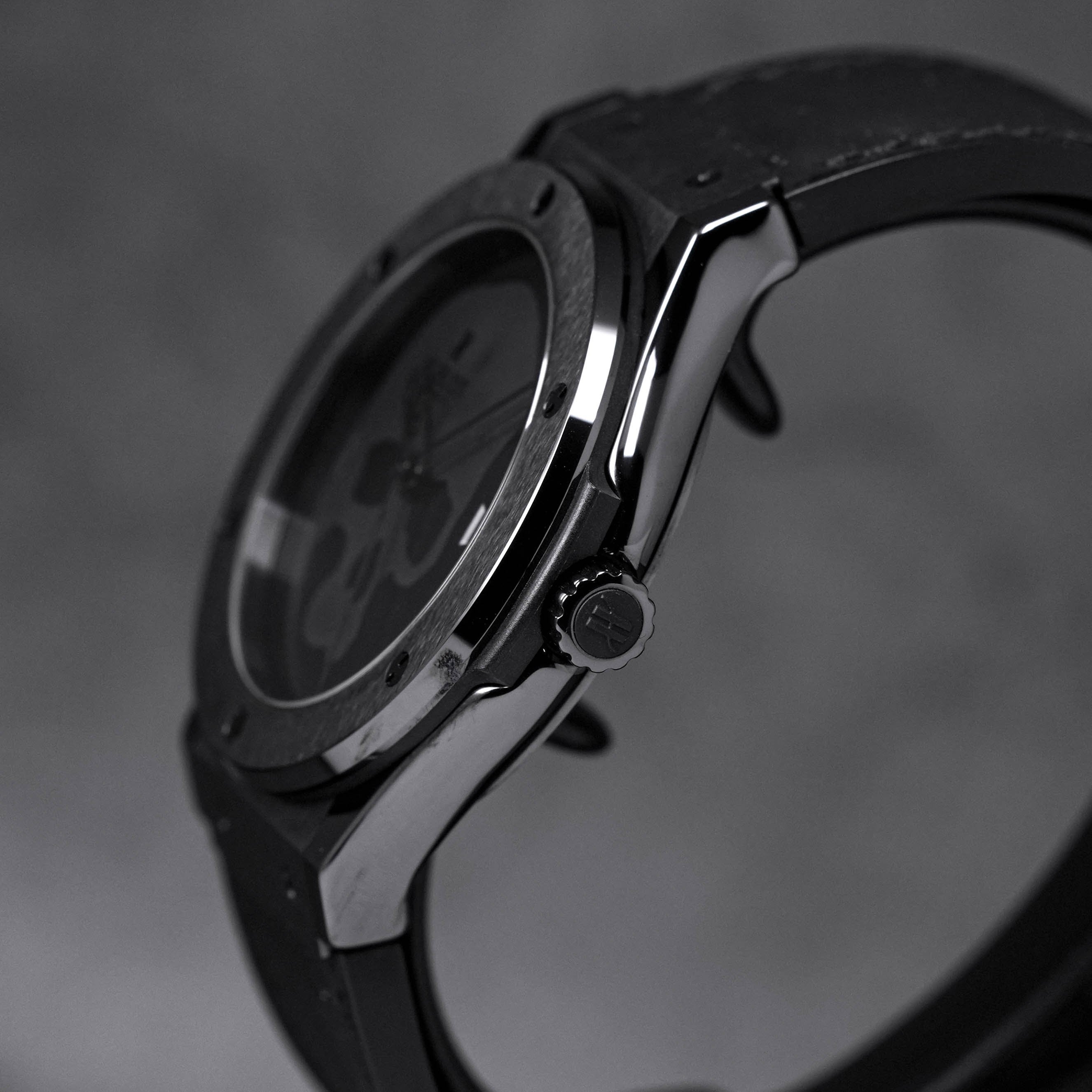 CLASSIC FUSION 45MM BLACK CERAMIC 'SKULL BANG' LIMITED EDITION (UNDATED)