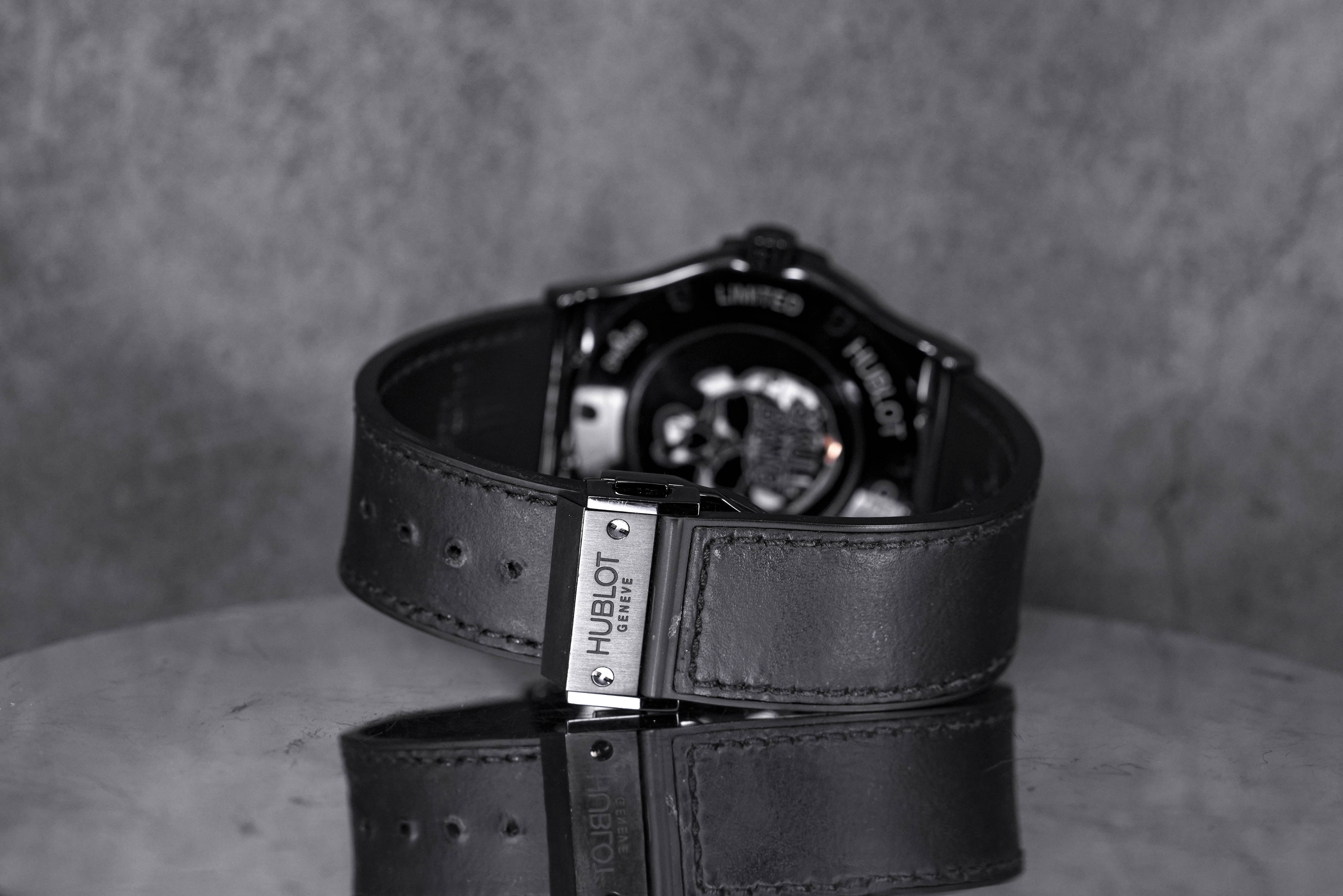 CLASSIC FUSION 45MM BLACK CERAMIC 'SKULL BANG' LIMITED EDITION (UNDATED)