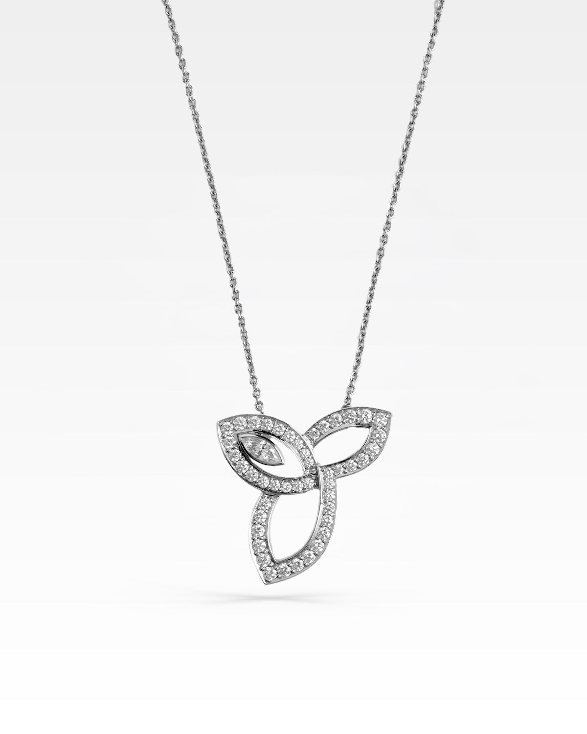 LILY CLUSTER DIAMOND PENDANT LARGE (2021)