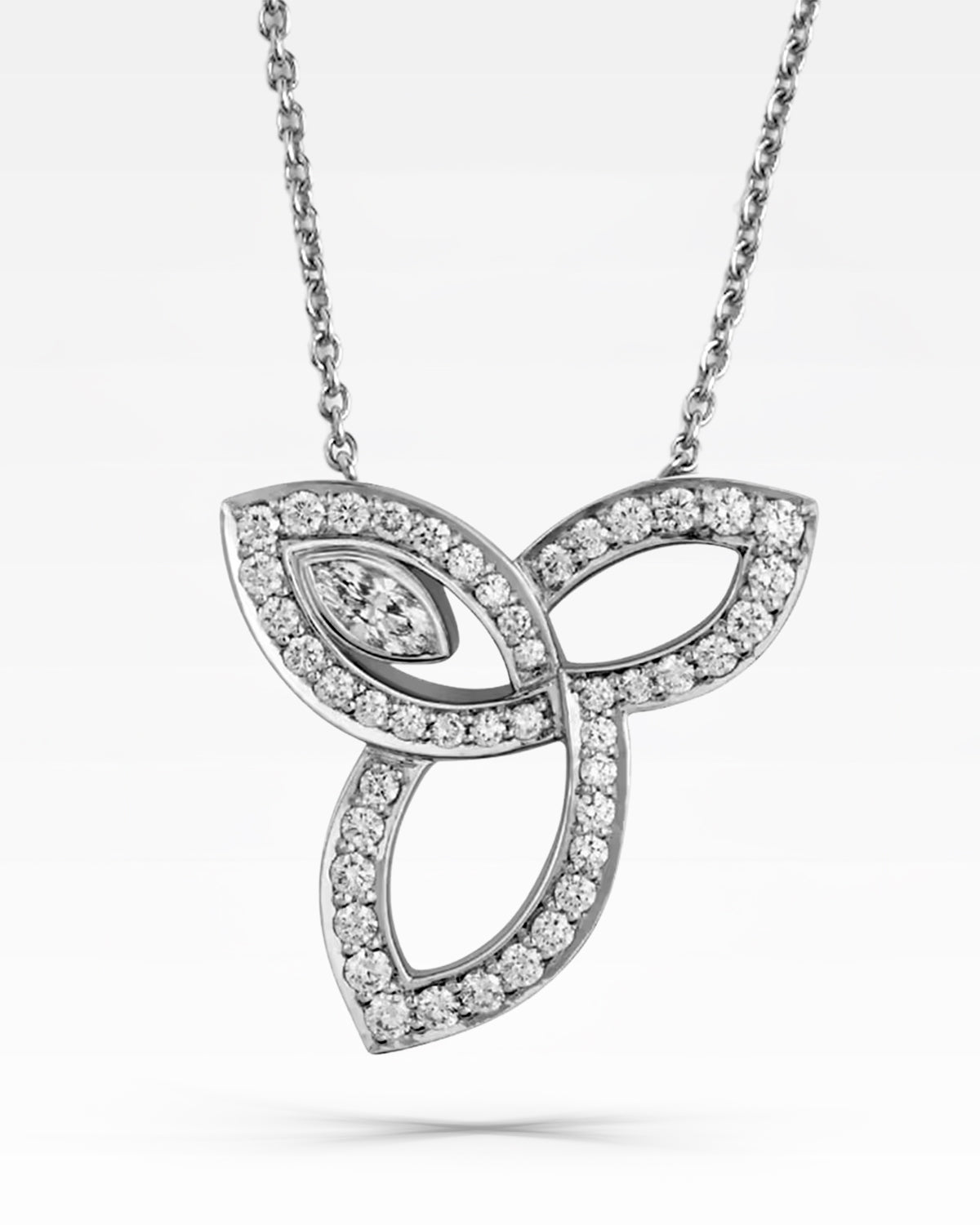 LILY CLUSTER DIAMOND PENDANT LARGE (2021)