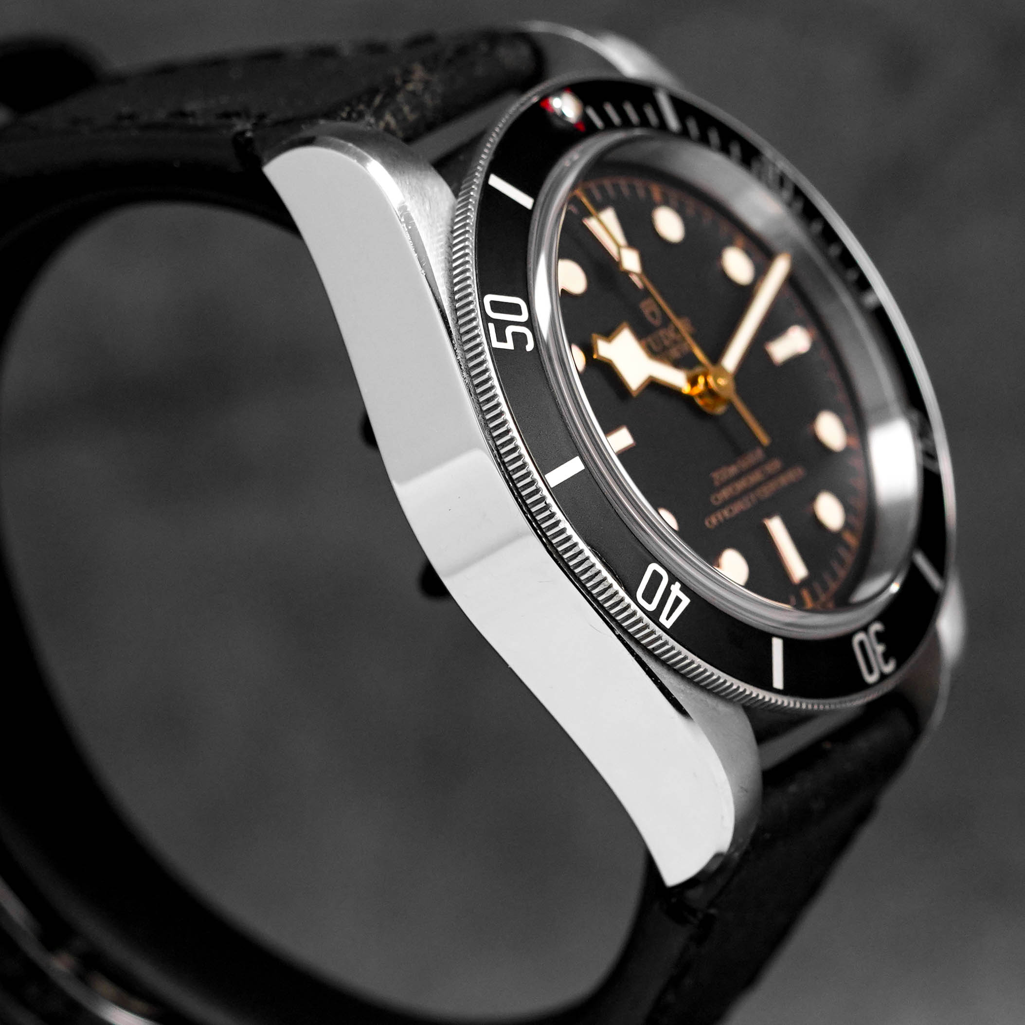 Heritage Black Bay 41 Leather Strap