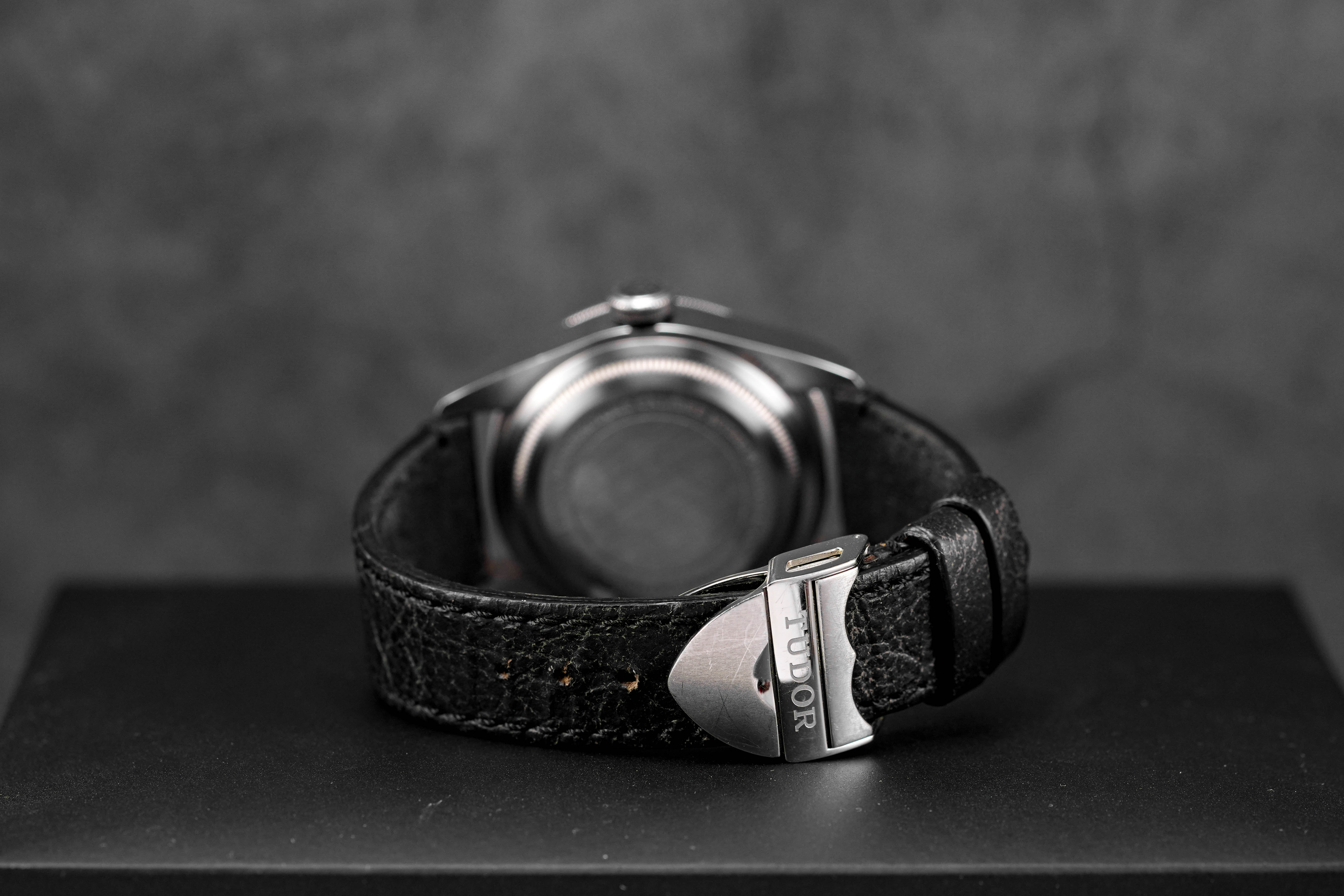 Heritage Black Bay 41 Leather Strap