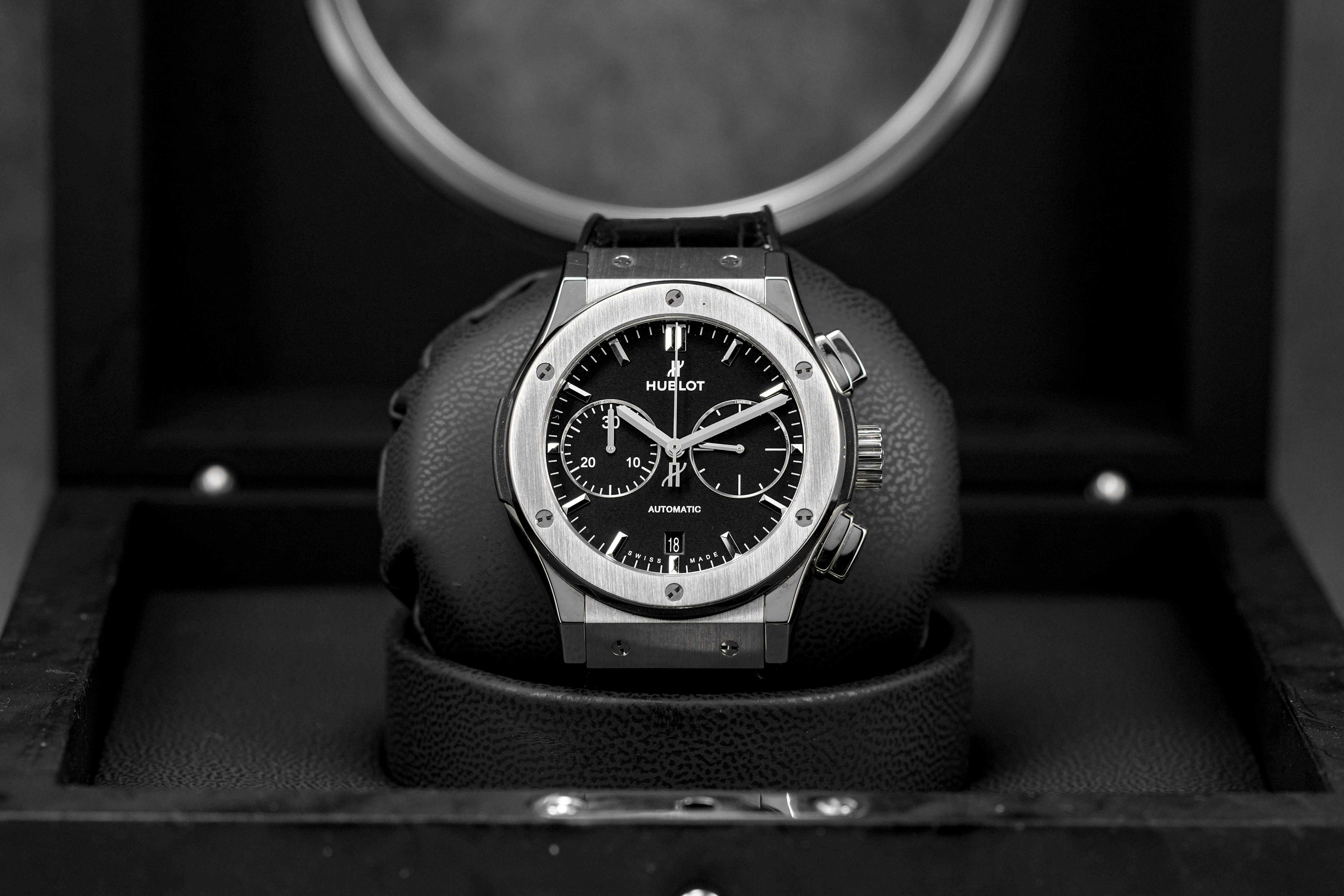 CLASSIC FUSION 45MM TITANIUM CHRONOGRAPH BLACK DIAL (2016)
