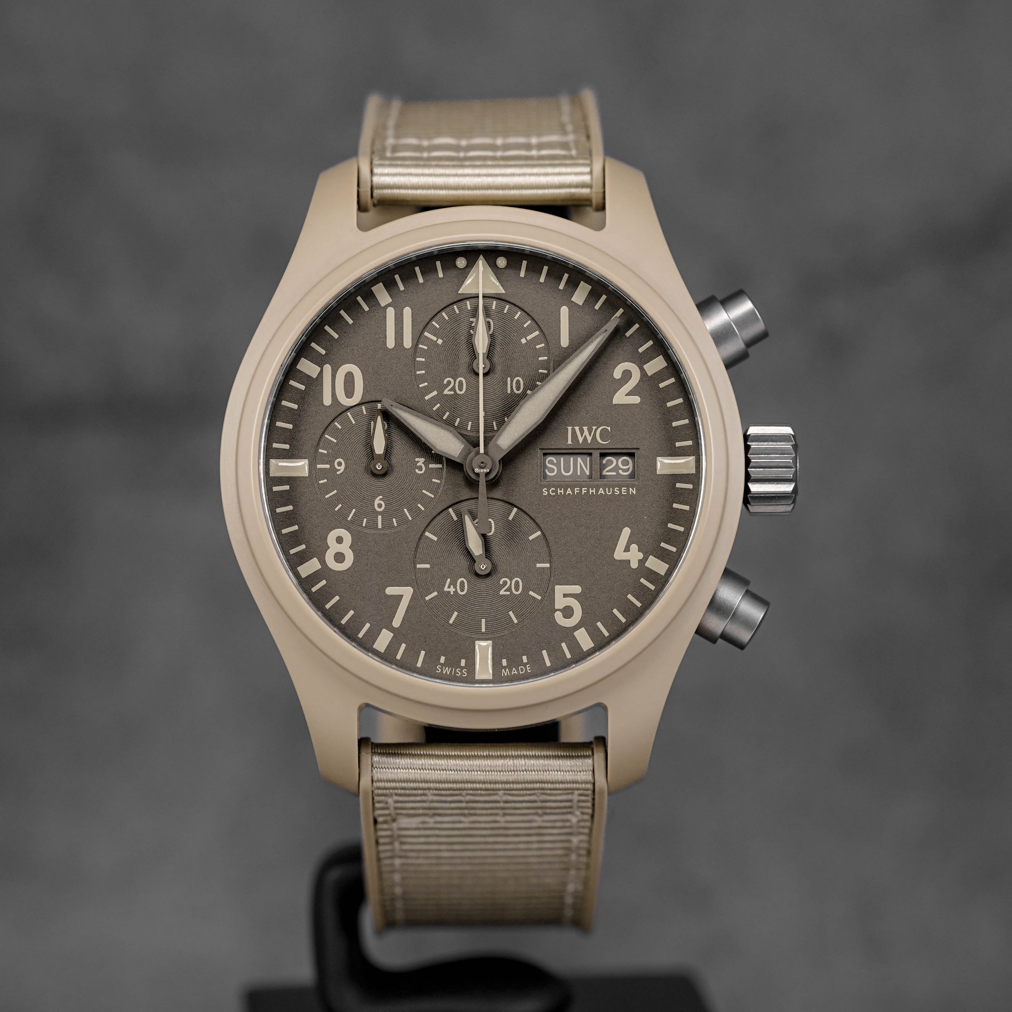 Harga IWC Pilot Chronograph Top Gun Mojave Desert