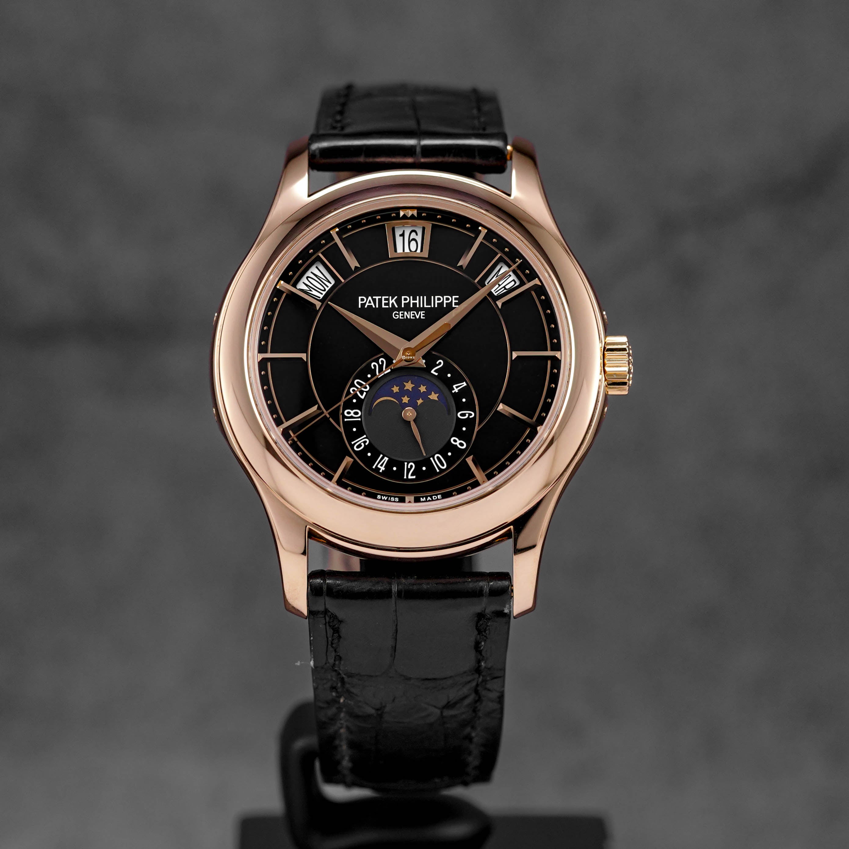 COMPLICATIONS 5205R ROSEGOLD ANNUAL CALENDAR MOONPHASE BLACK DIAL (2017)