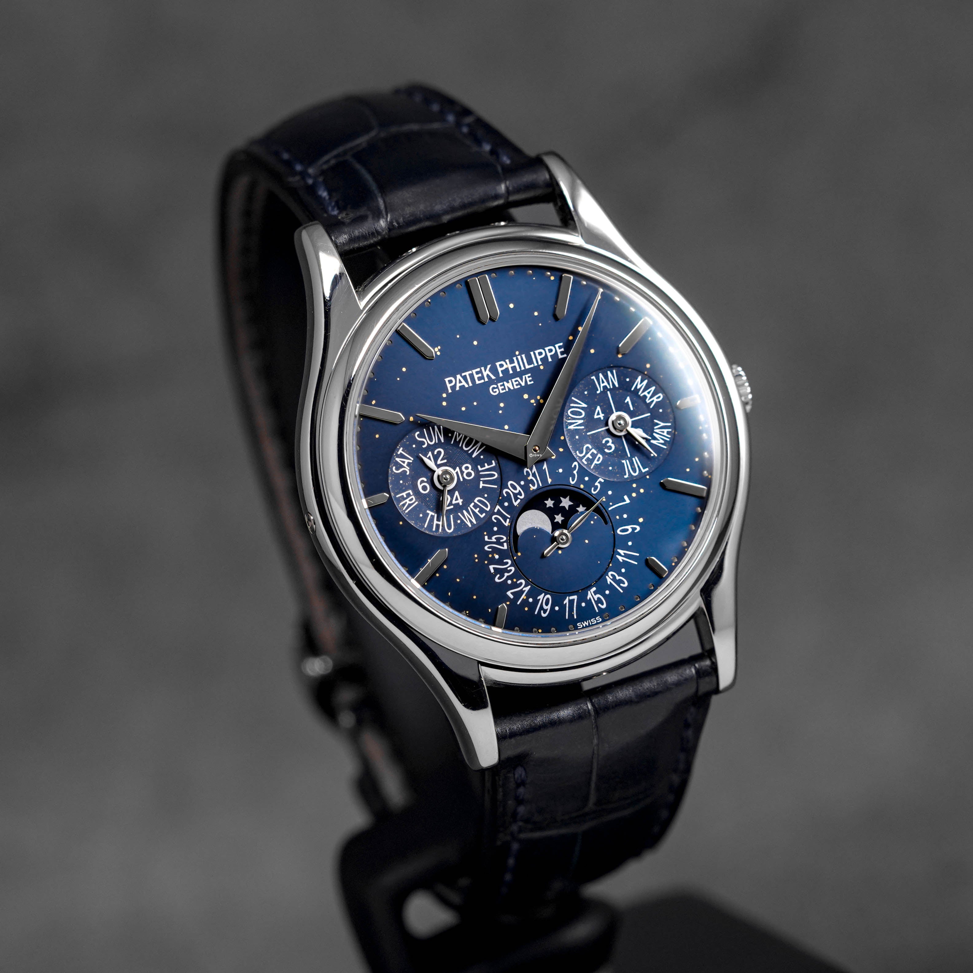 COMPLICATIONS 5140P PLATINUM PERPETUAL CALENDAR BLUE DIAL (2013)