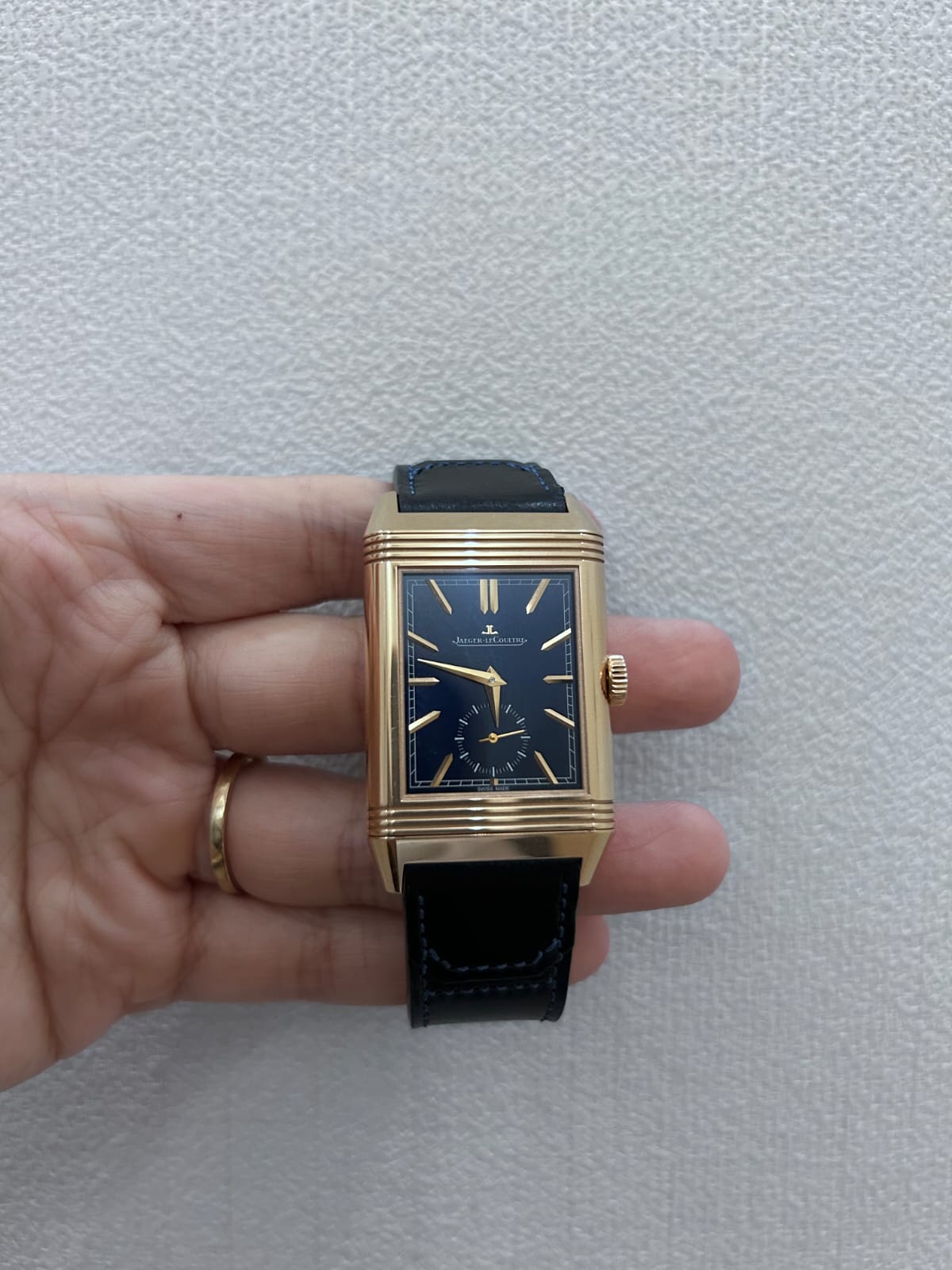 REVERSO TRIBUTE ROSEGOLD DUOFACE SMALL SECONDS BLUE (2025)