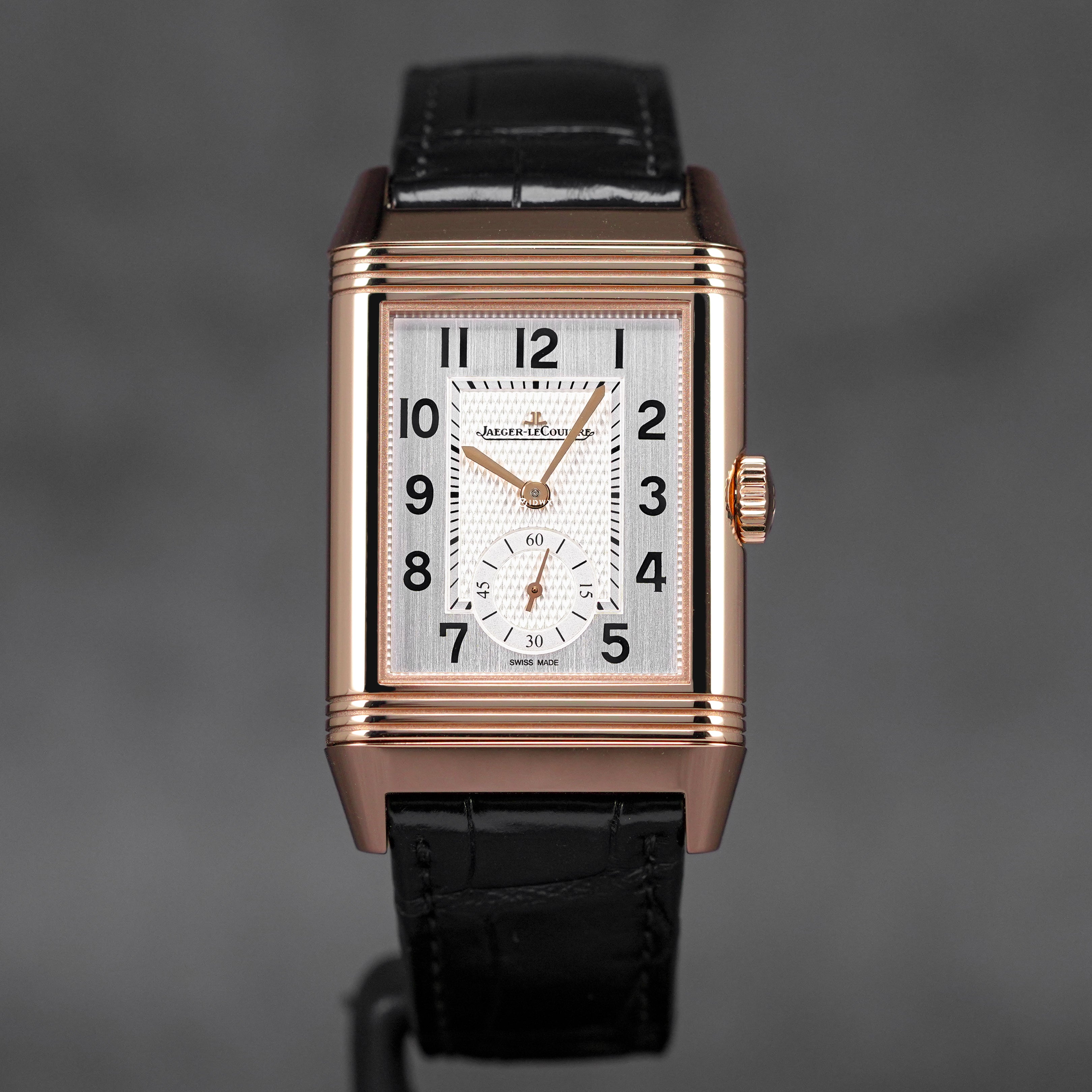 REVERSO CLASSIC DUOFACE SMALL SECONDS L ROSEGOLD SILVER DIAL (2023)